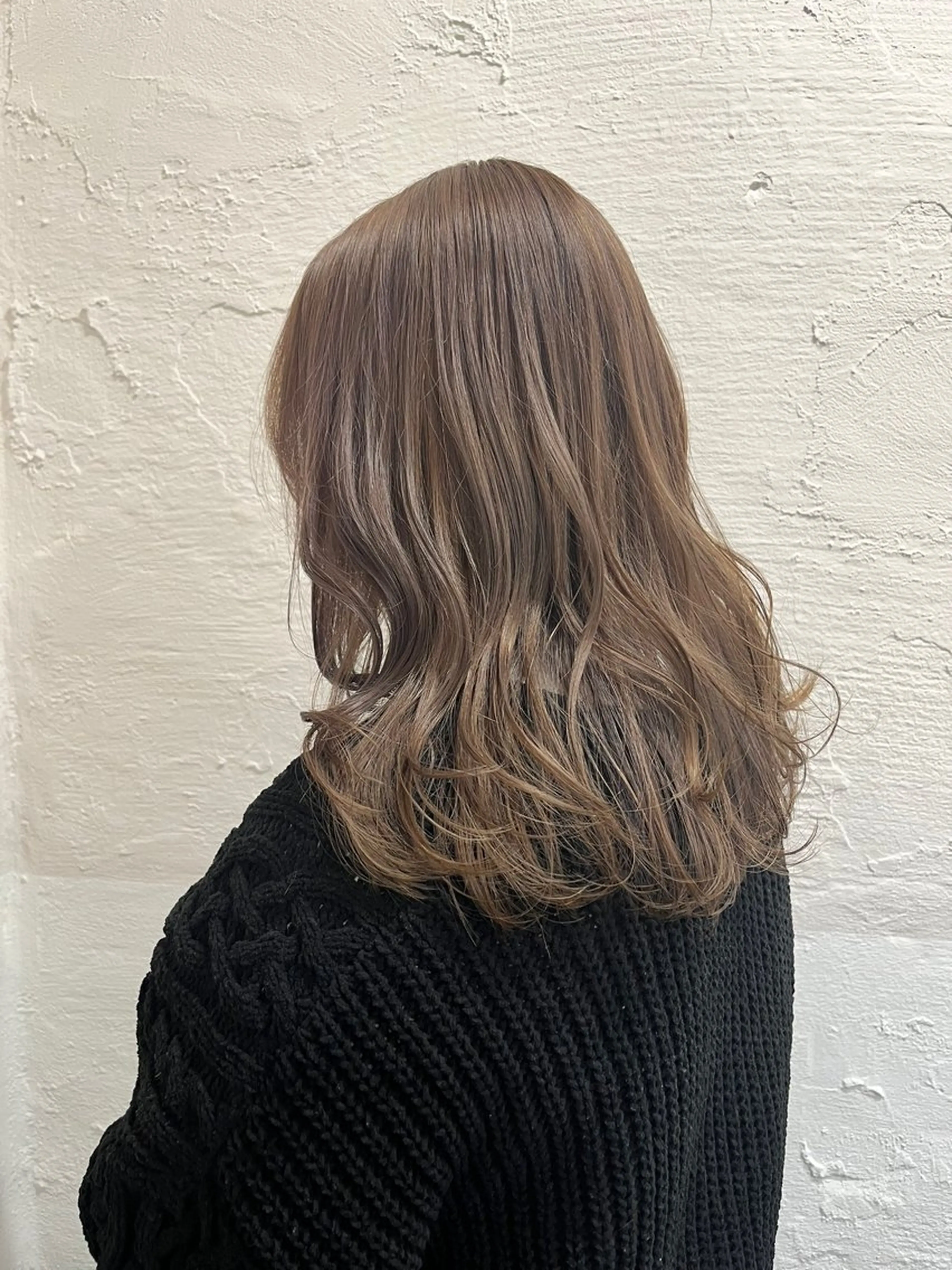 セミロング カラー 🩵tokute SEIRA🩵のヘアスタイル