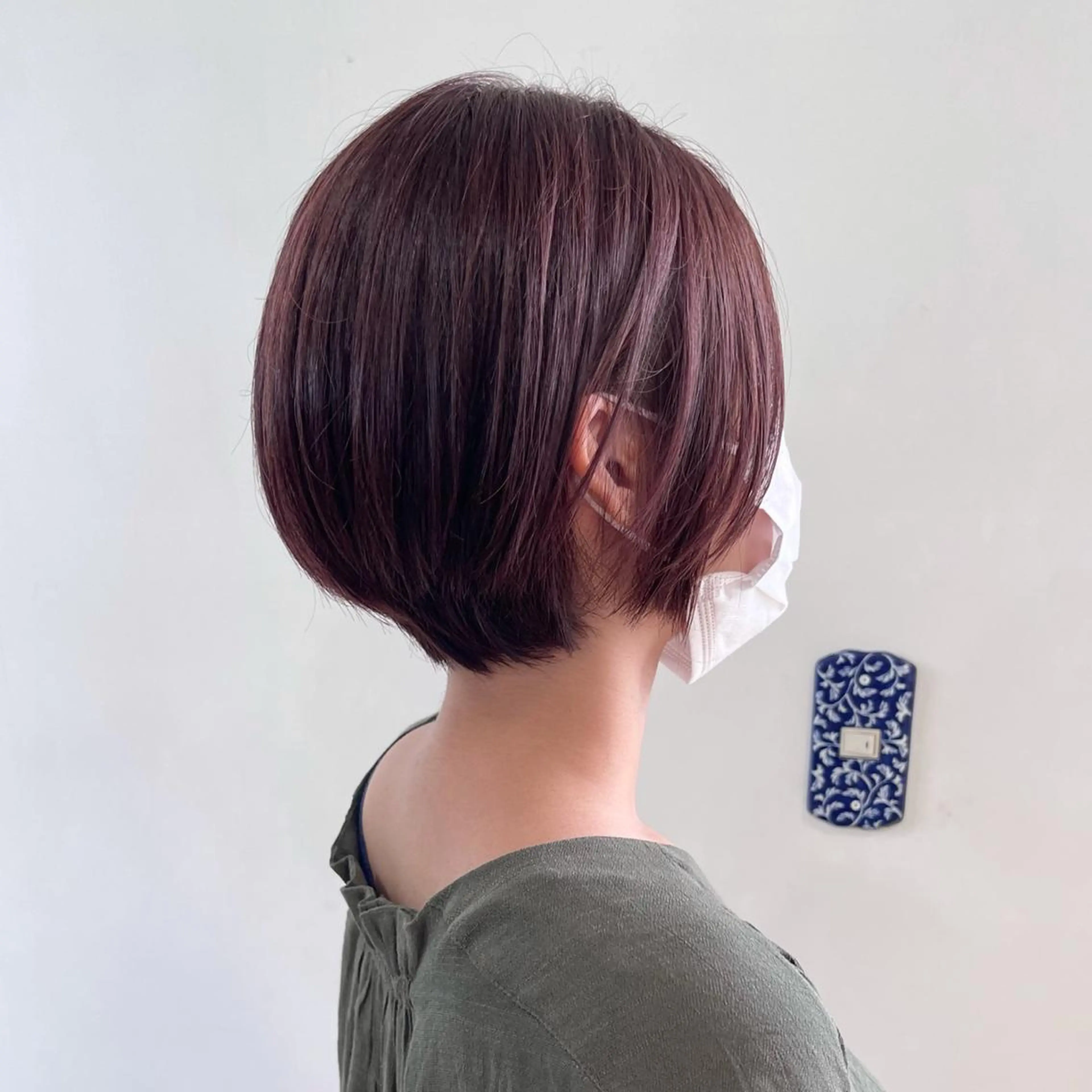 ショート カラー ハイライトカラー ハイライト ショートヘア 間水 和樹のヘアスタイル