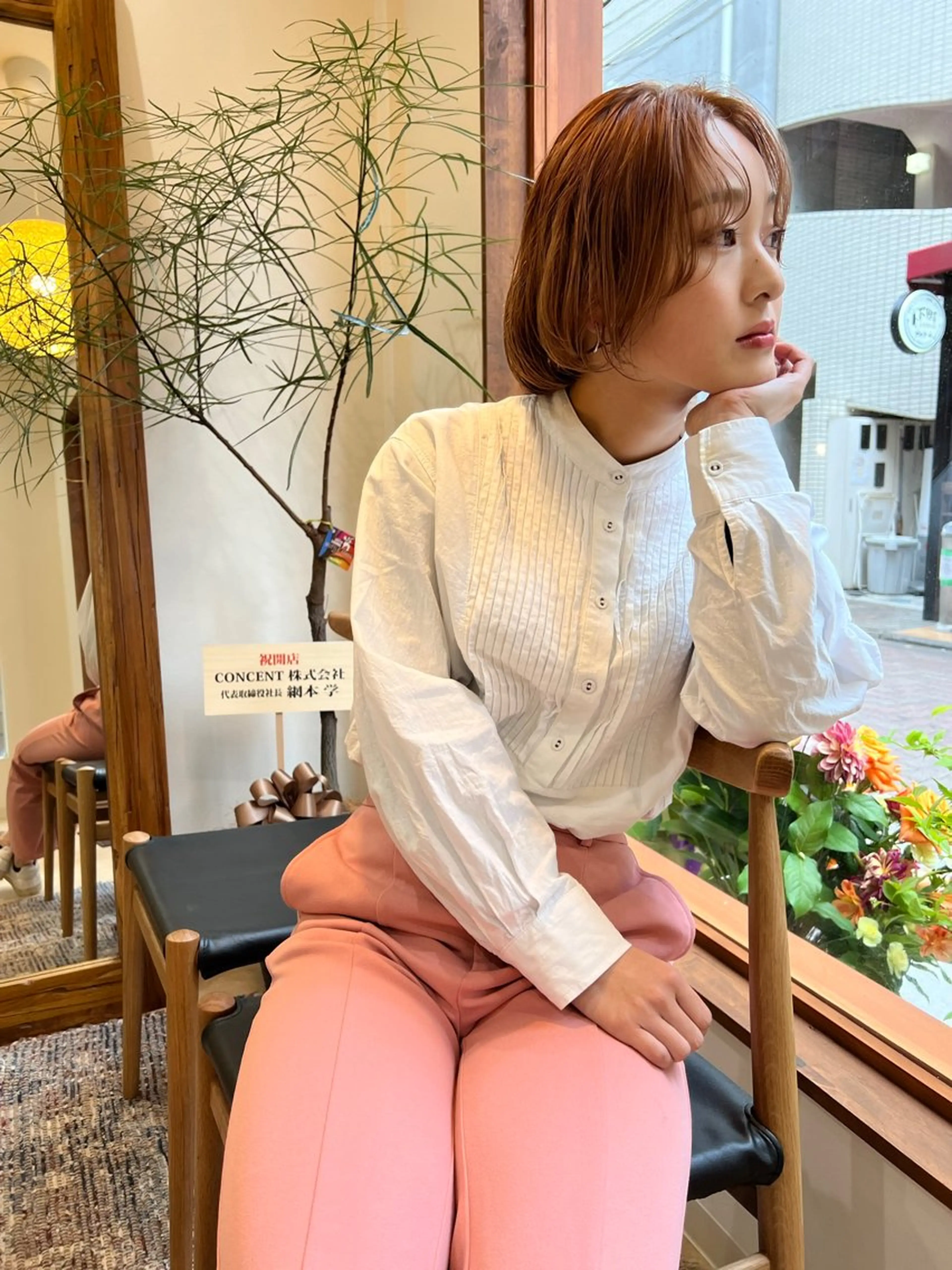 ショート トリートメント カット ヘアカラー トリートメント ✨長谷川直樹 【艶髪作ります】✨のヘアスタイル