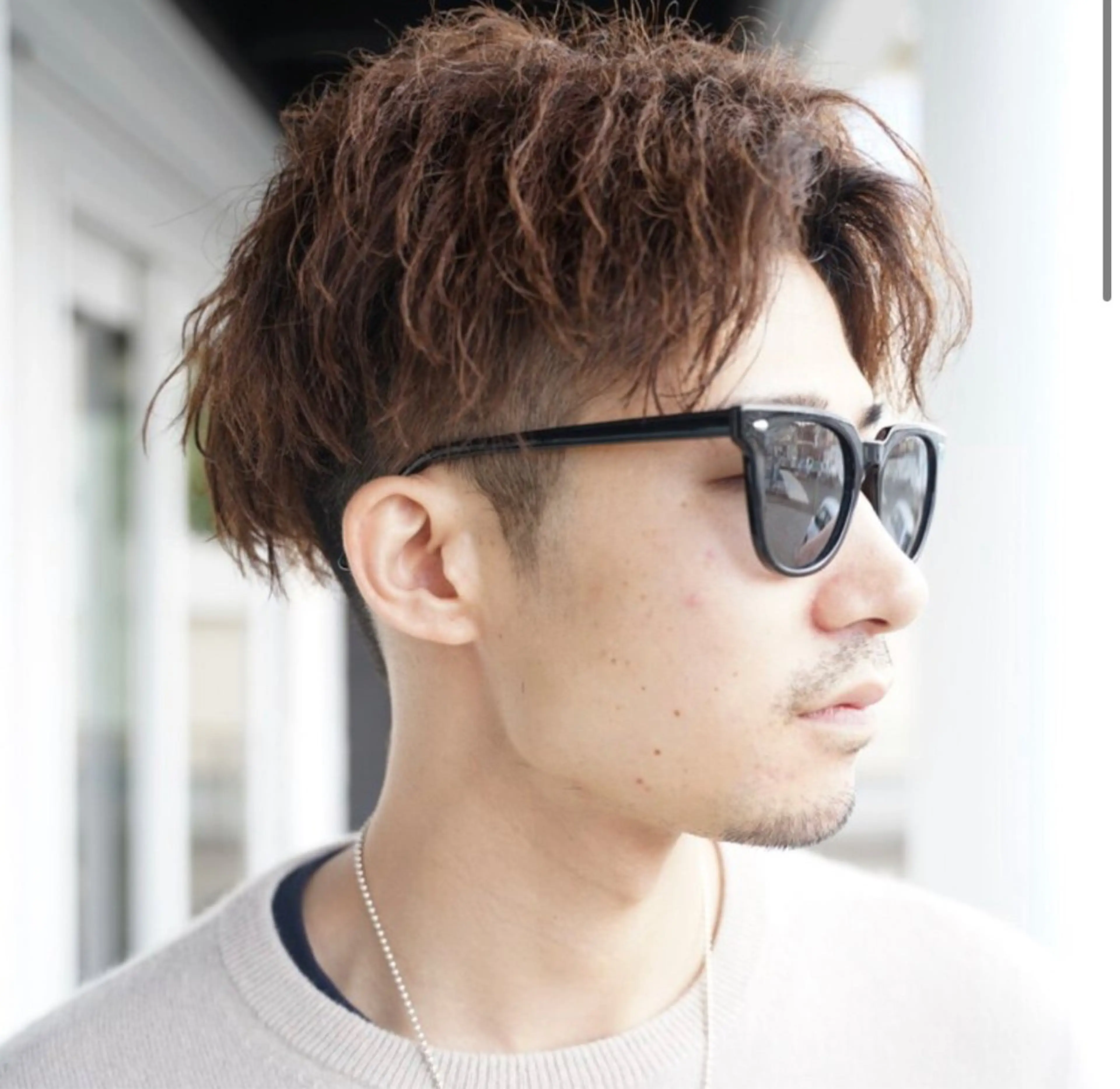 カラー メンズ 中林 良嘉のヘアスタイル