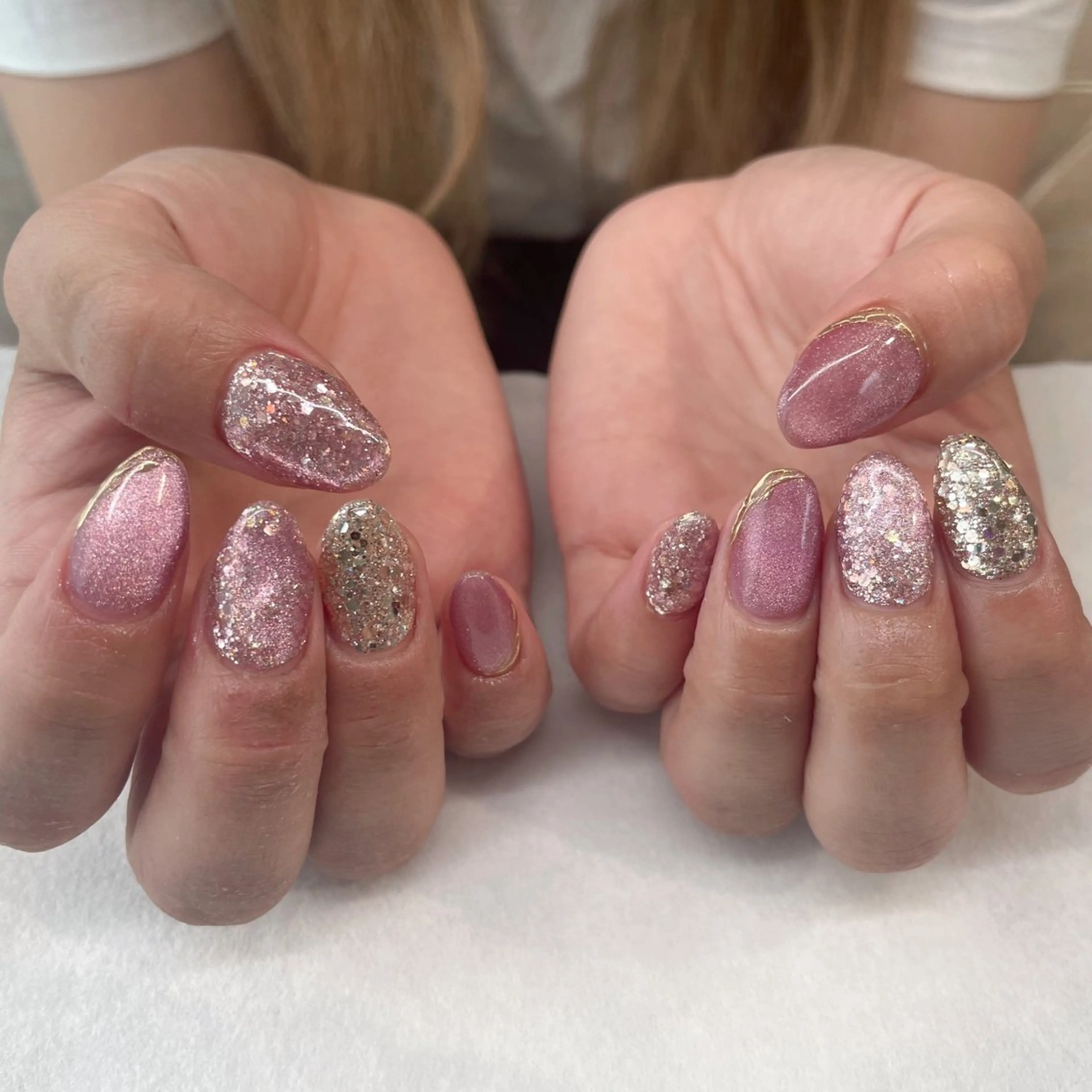 ネイル ハンドネイル 💎🐰 saki. m 🐰💎のネイルデザイン