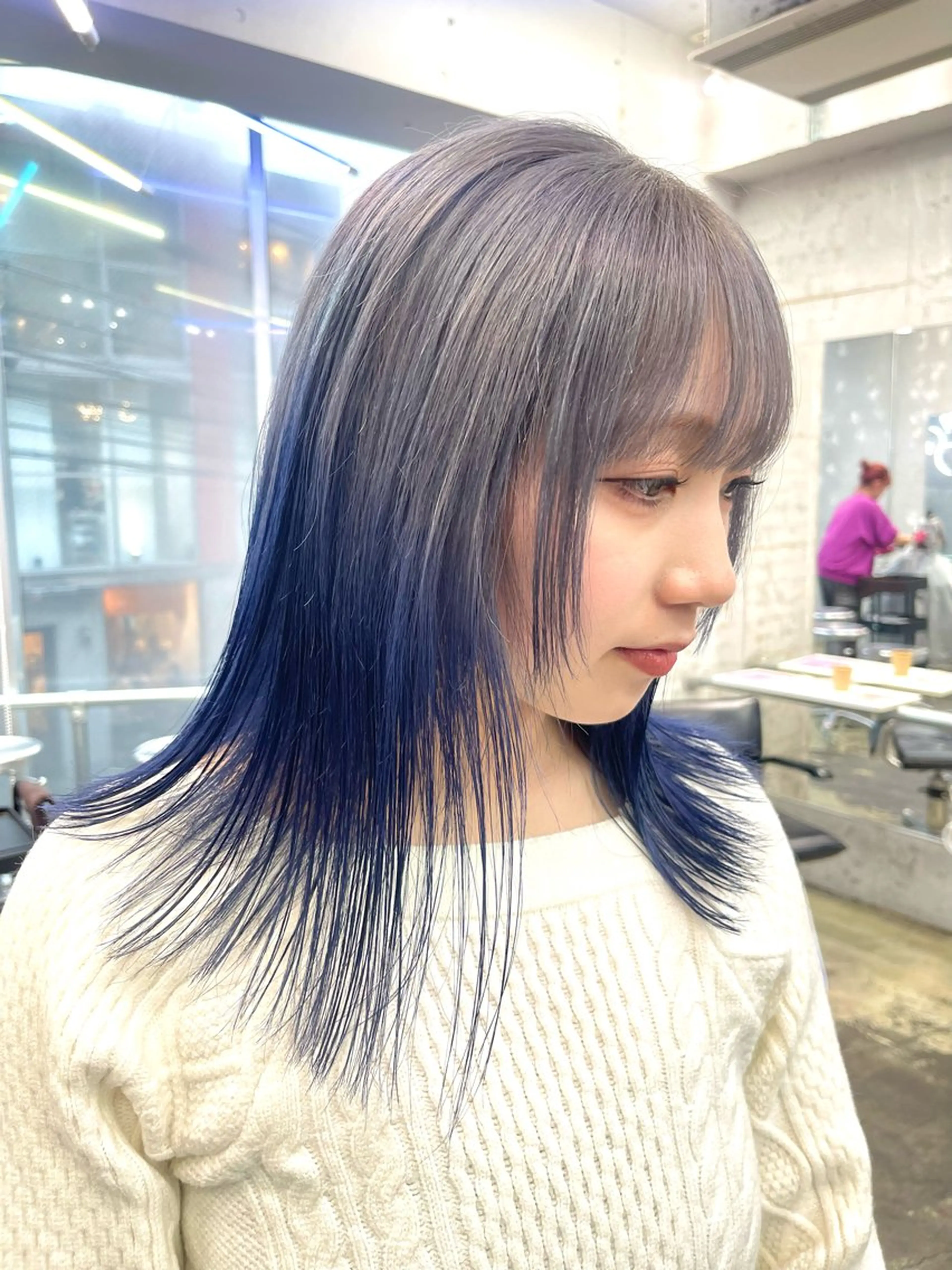 ショート カラー ハッシュカットとハイ トーン/HIROKIのヘアスタイル