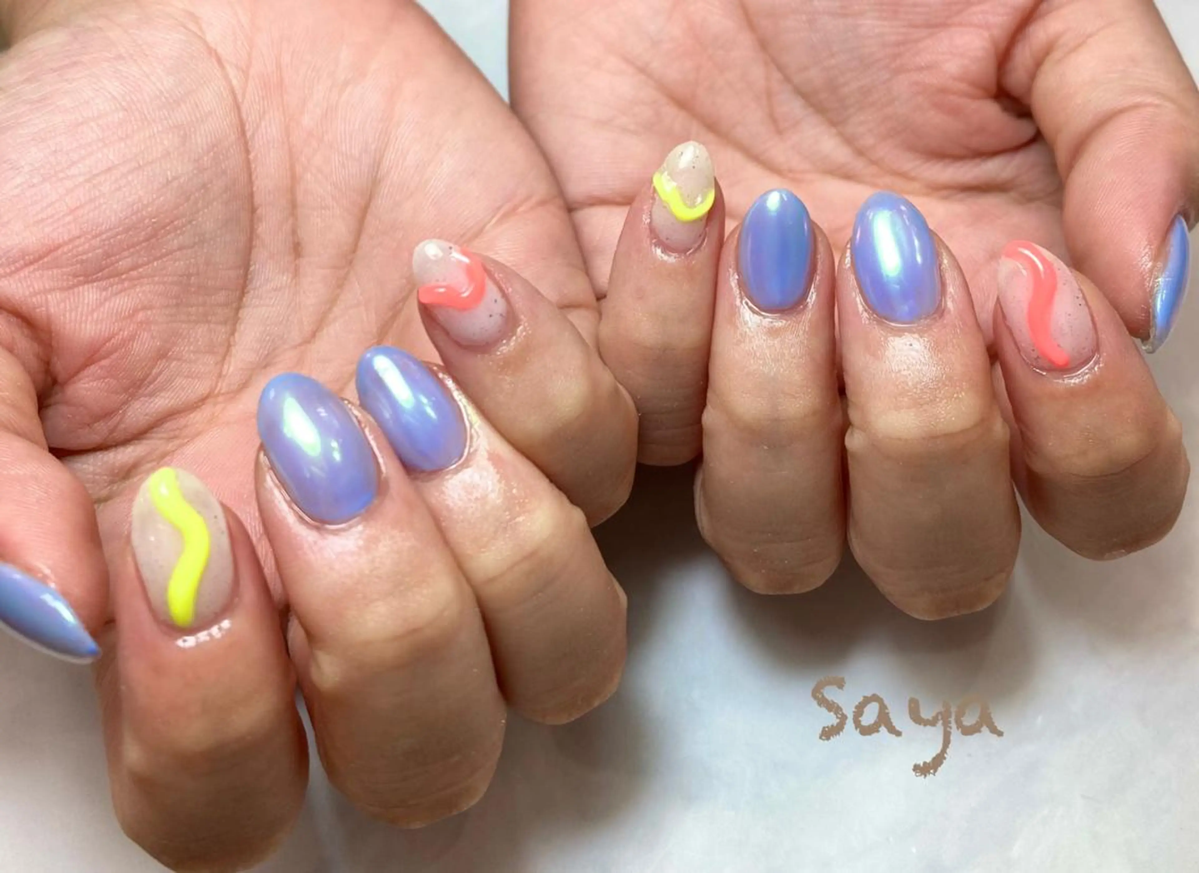 ネイル アートネイル ワンカラーネイル NanaLopi所属・NanaLopi さやのネイルデザイン