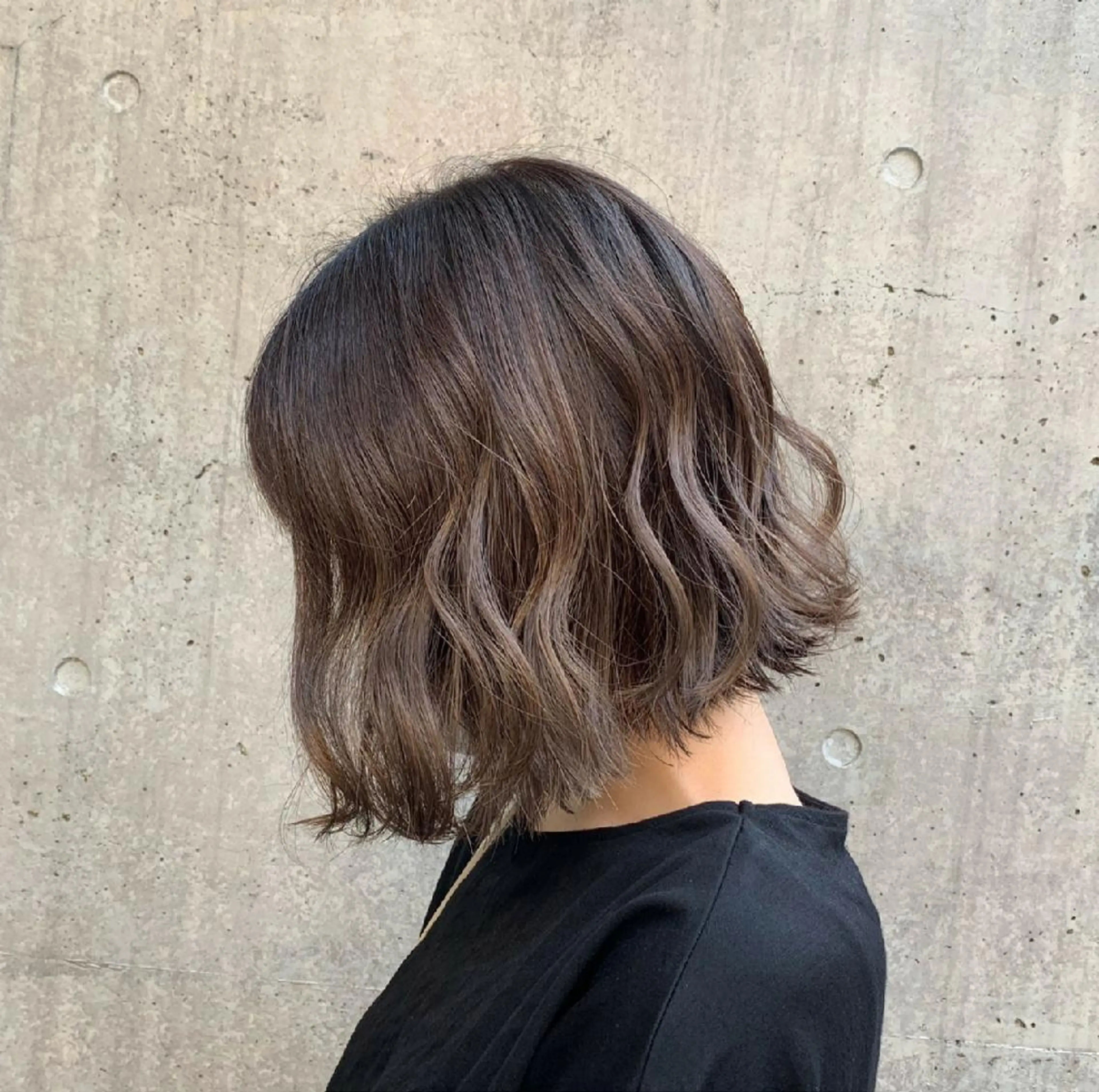 ミディアム カラー ヘアカラー トリートメント miki 🦎のヘアスタイル