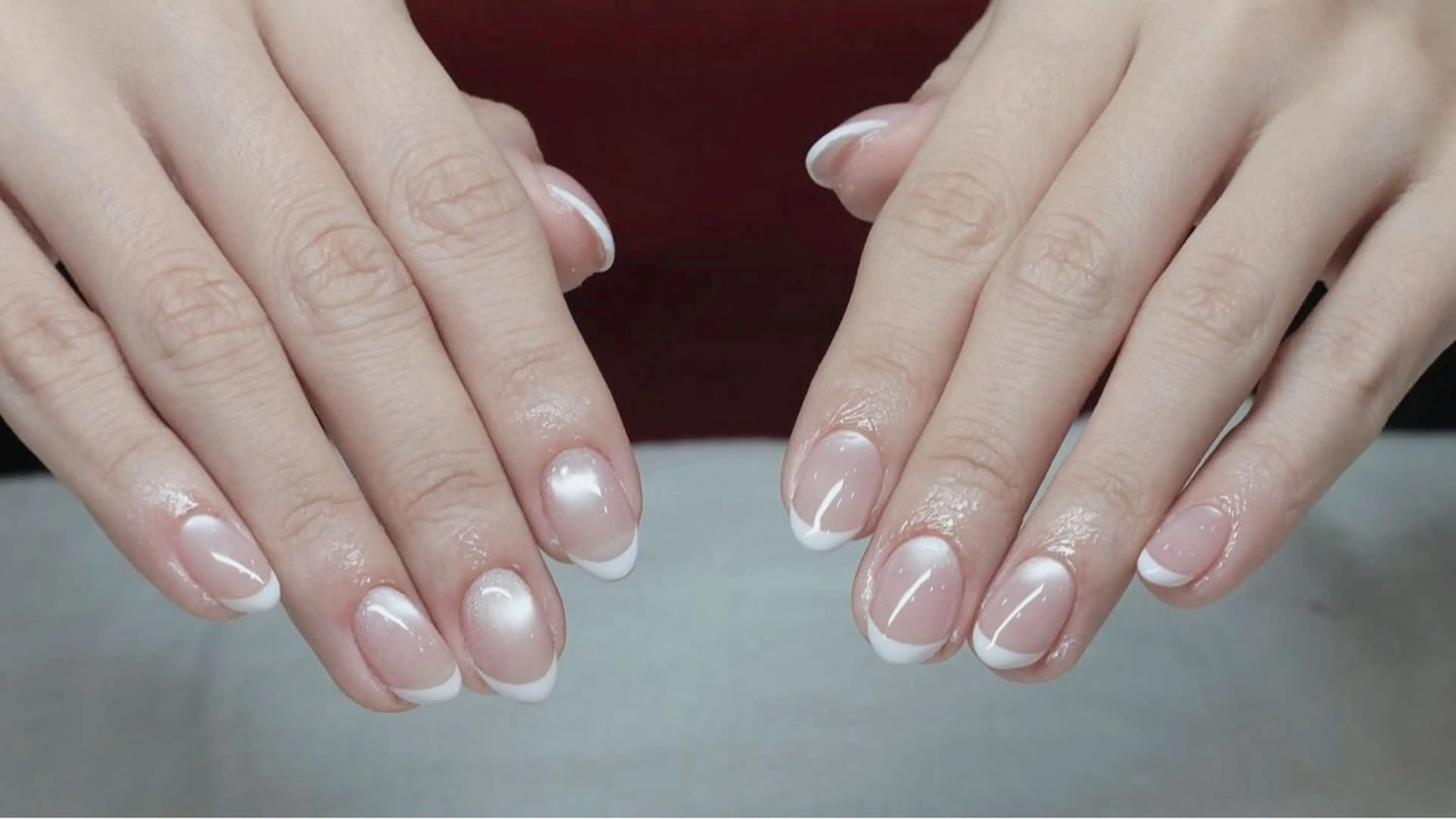 ネイル フレンチネイル マグネットネイル Trang An Nail Salon所属・チャン アンのネイルデザイン