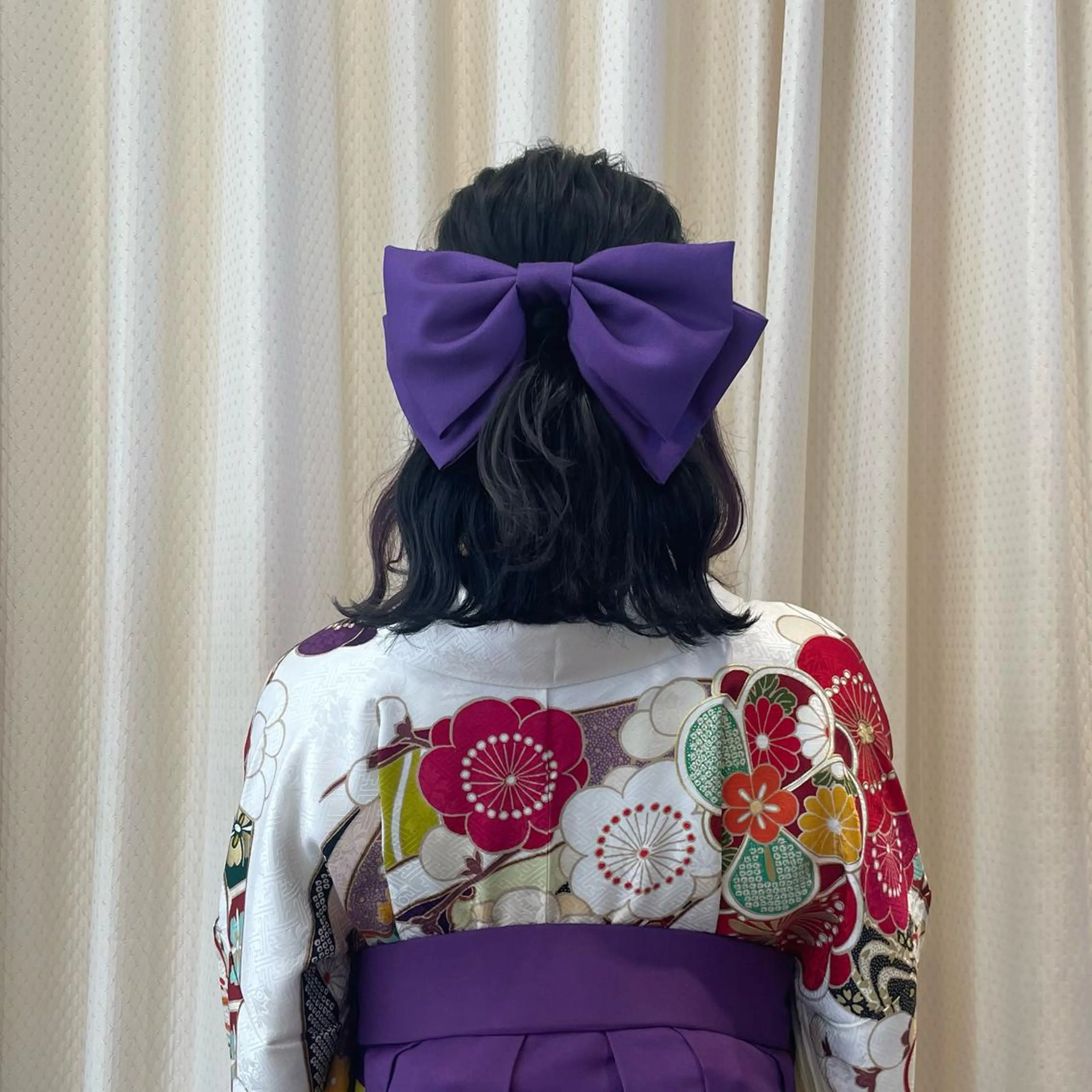 ヘアアレンジ 着付け 🍪ﾖｼｲﾊﾙﾈ🍪 ﾗﾍﾞﾝﾀﾞｰｶﾗｰのヘアスタイル