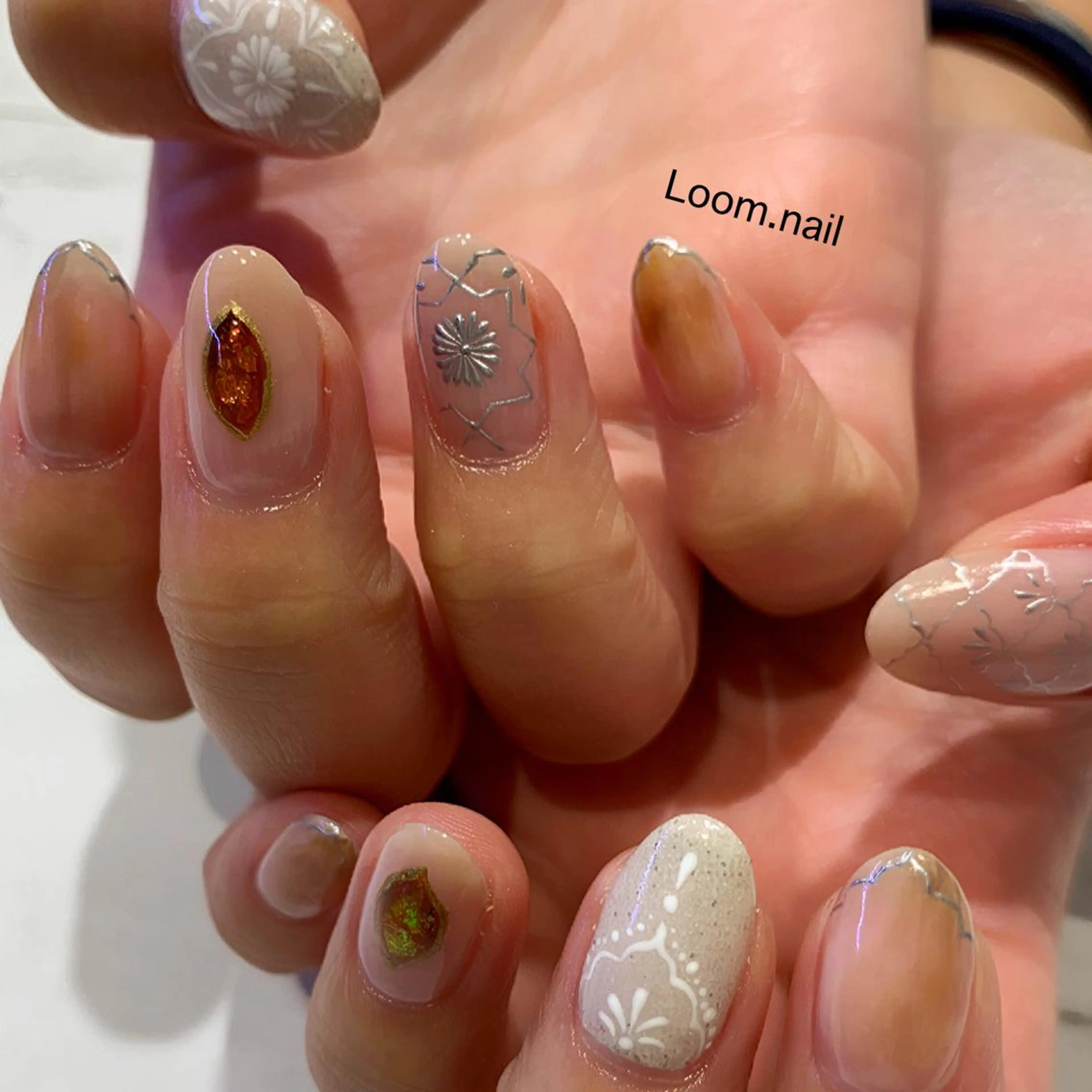ネイル アートネイル Loom所属・hrd manamiのネイルデザイン
