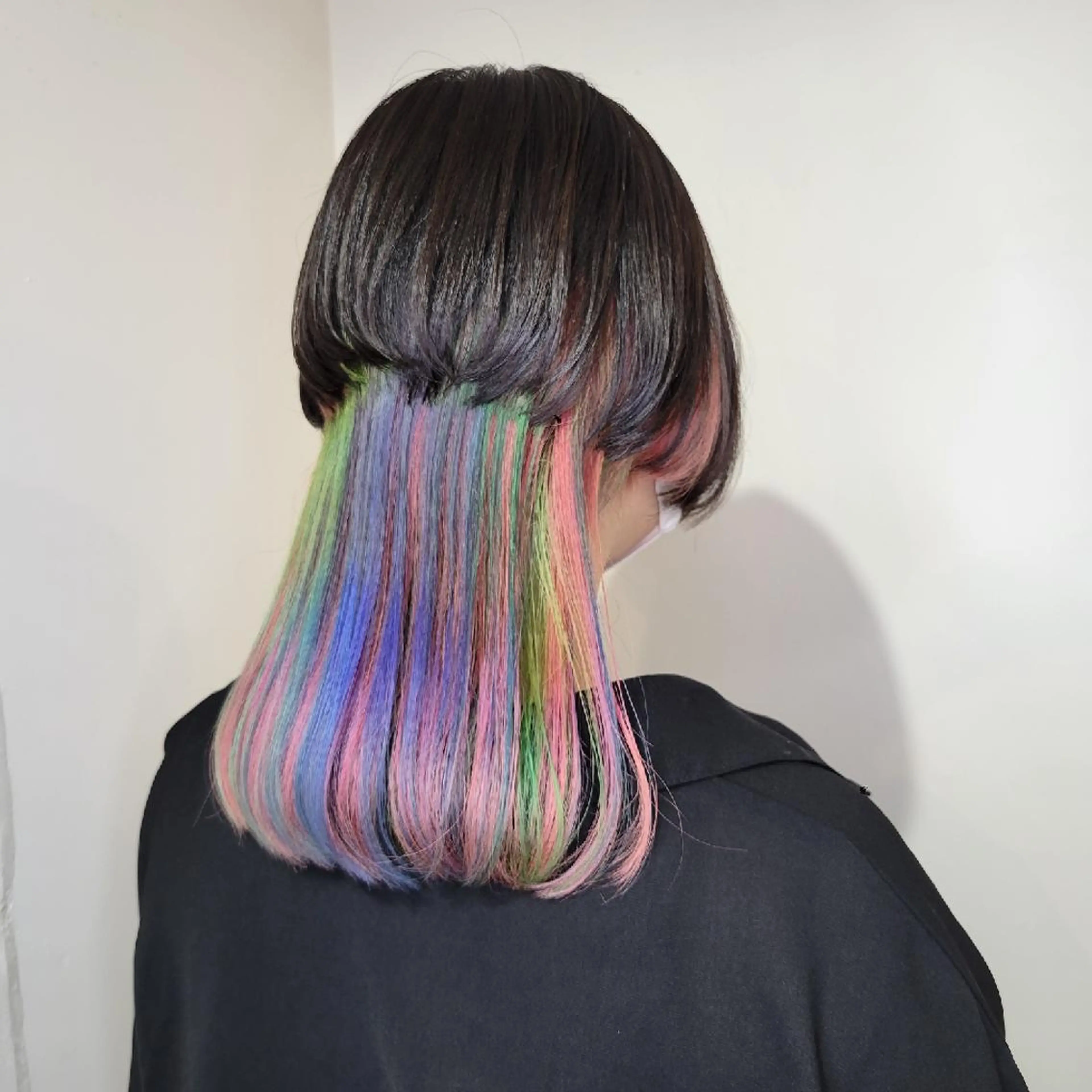 カラー ユニコーンカラー カット ヘアカラー トリートメント 🇰🇷透明感×ハイ トーン🌟tomoのヘアスタイル