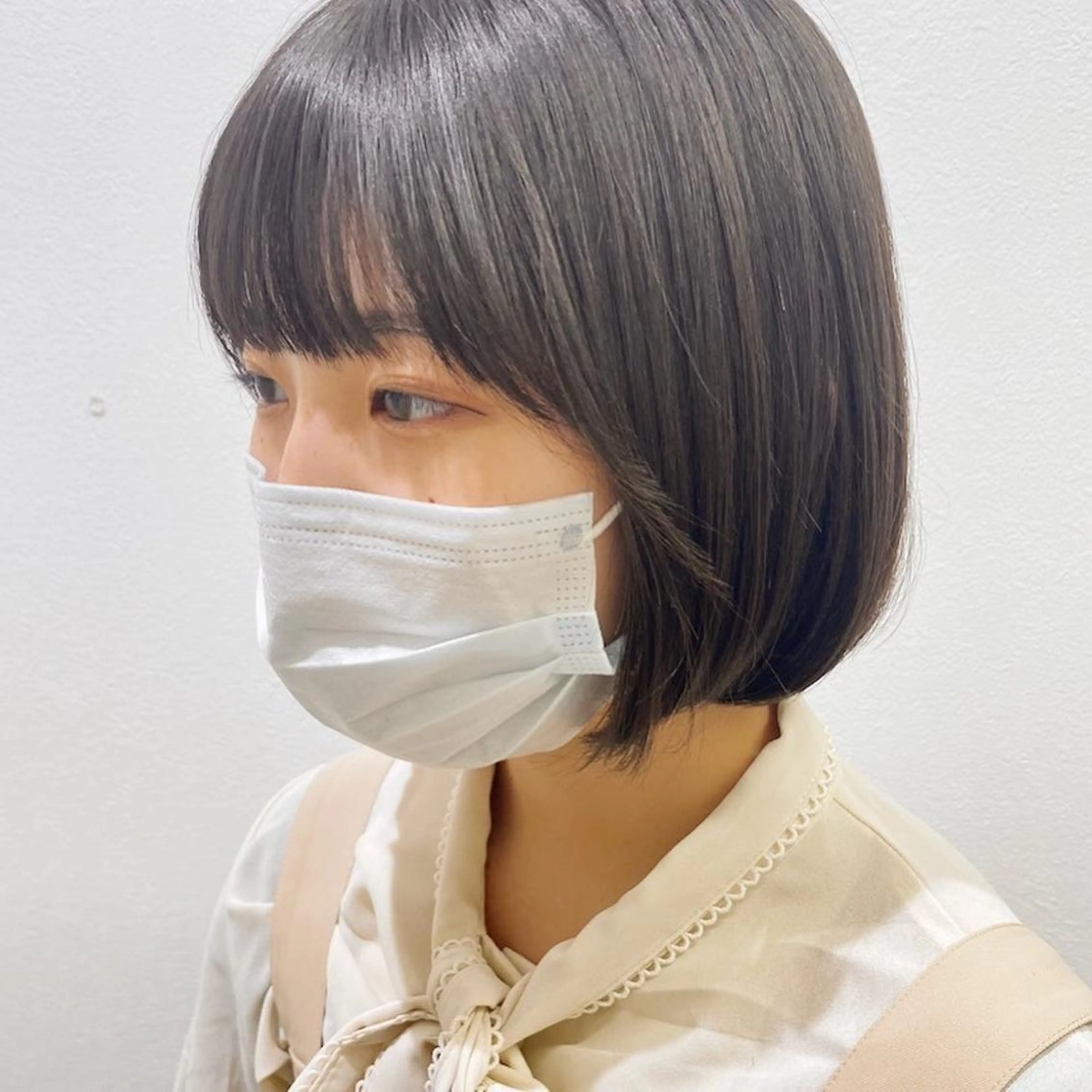 ショート パーマ ボブ ストレートパーマ 西山梨々【12/1〜 産休を頂きます🎀】のヘアスタイル