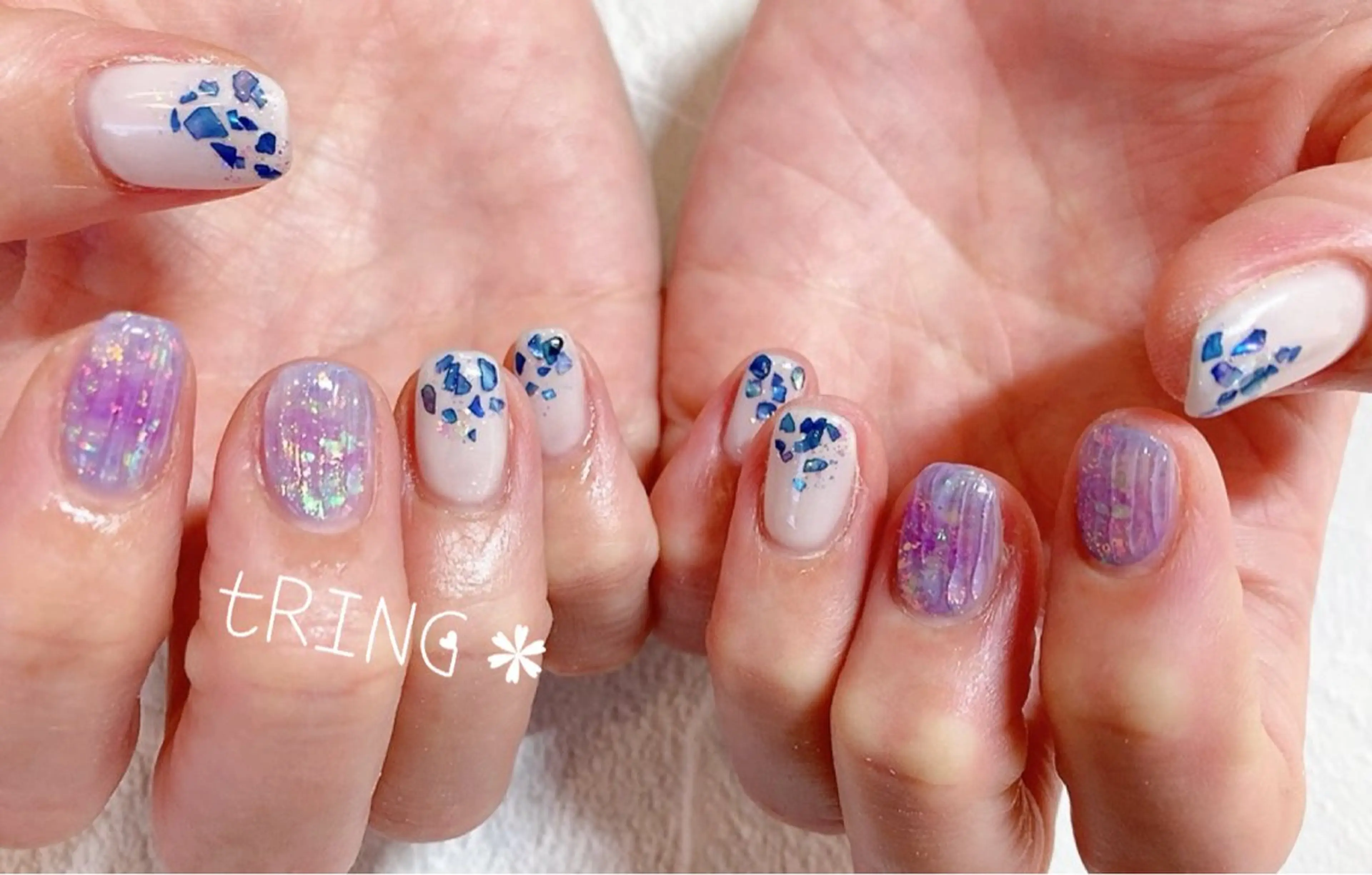 ネイル ハンドネイル tRING* しいの木台のネイルデザイン