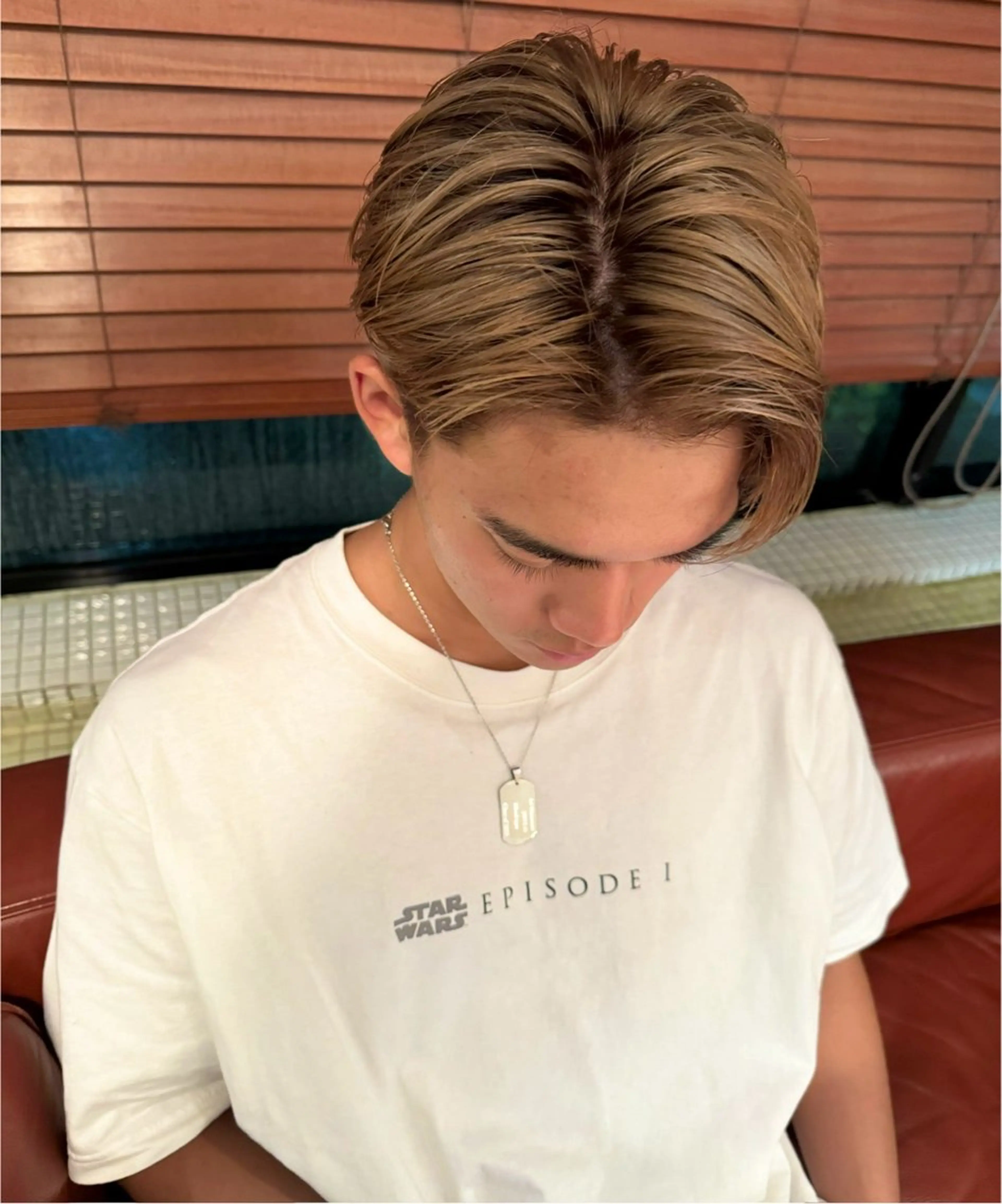 ショート カラー L'arte所属・松並 直のヘアスタイル