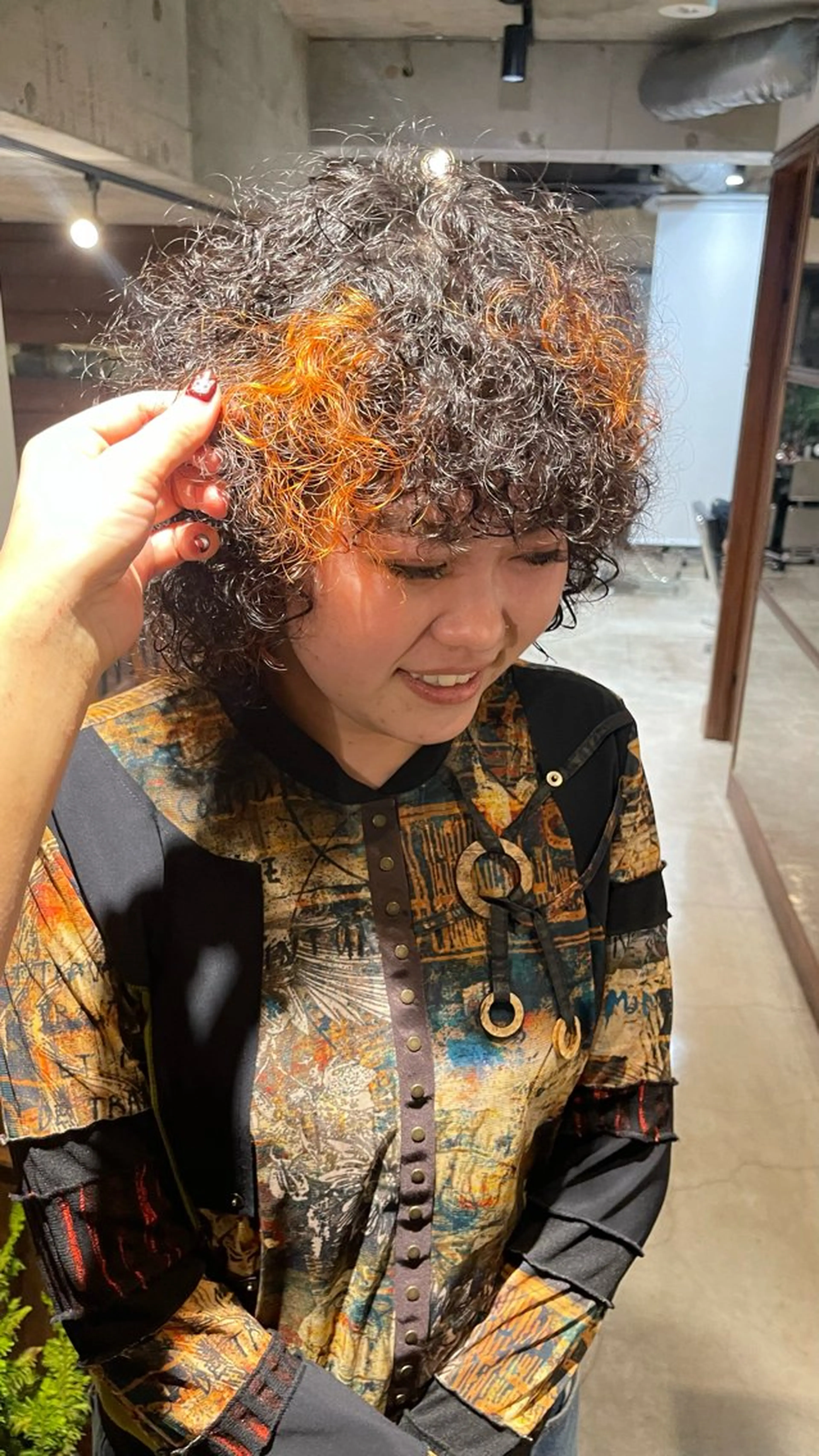 パーマ Elme所属・デビュー前割引中🔥 平口はのんのヘアスタイル