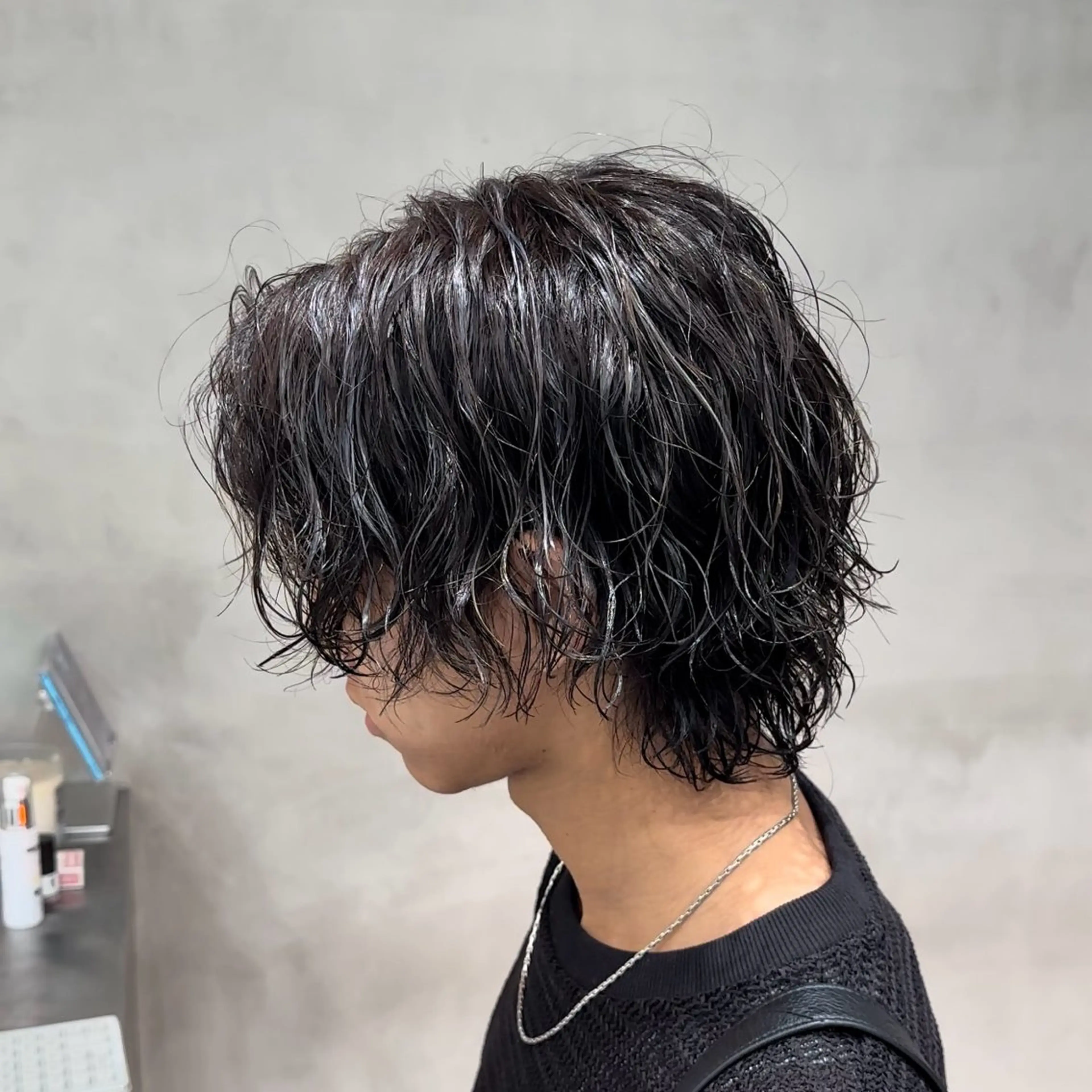 パーマ メンズ カット パーマ トリートメント 当日予約⭕️ fifth渋谷太田のヘアスタイル
