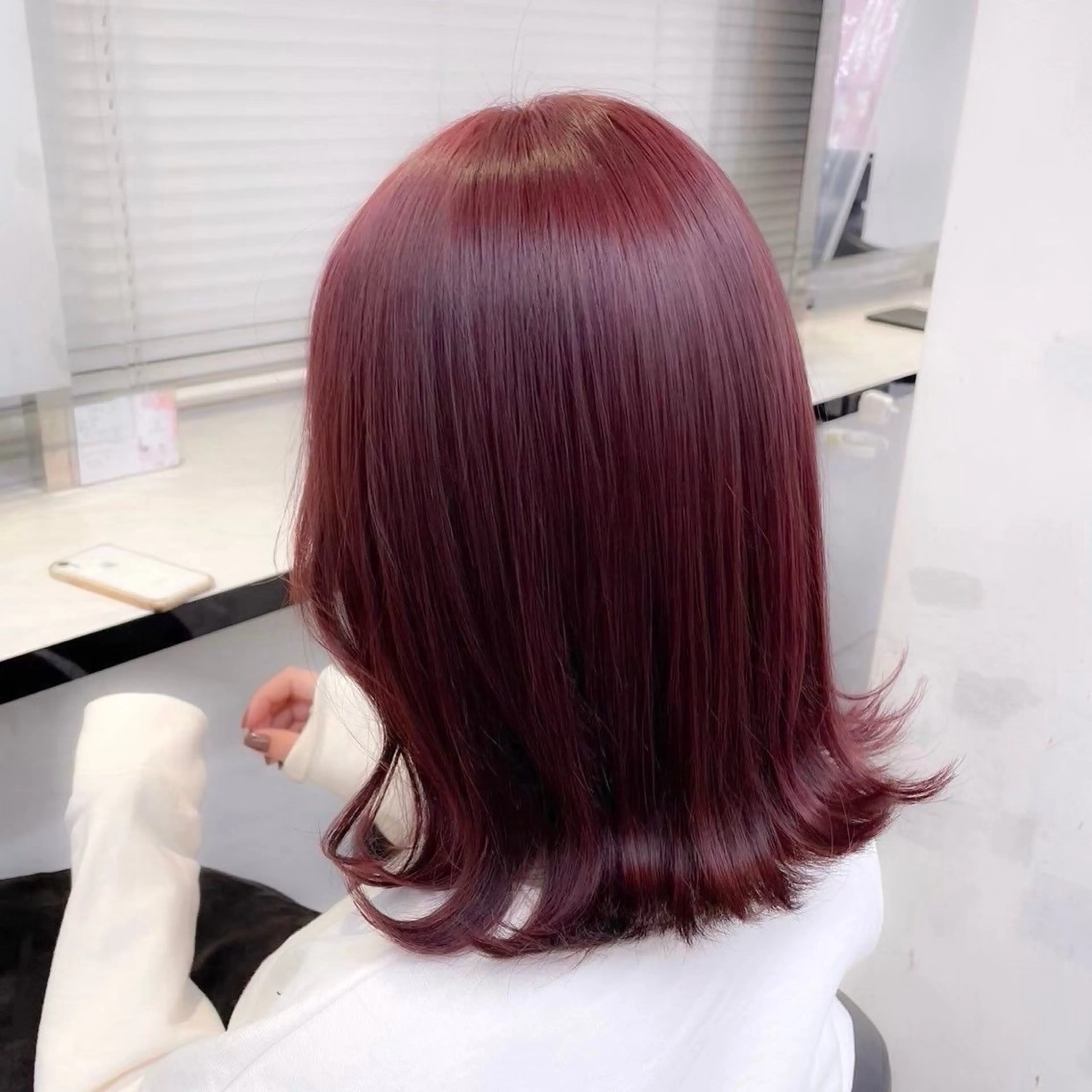 ロング カラー ピンクカラー レッドカラー 大人上品ベージュ 🎀HARUNAのヘアスタイル