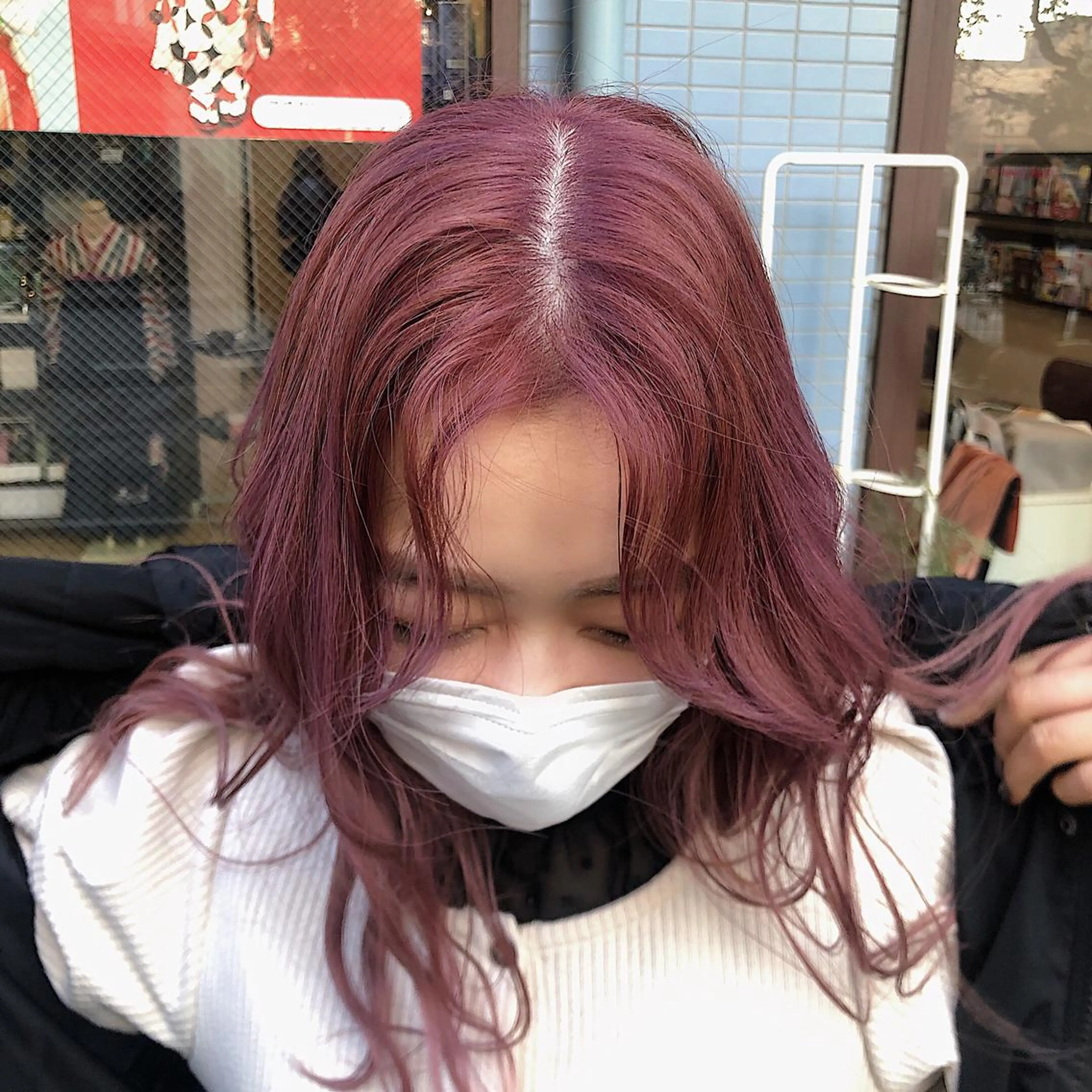 ロング カラー 透明感/レイヤー カット🎀マコのヘアスタイル