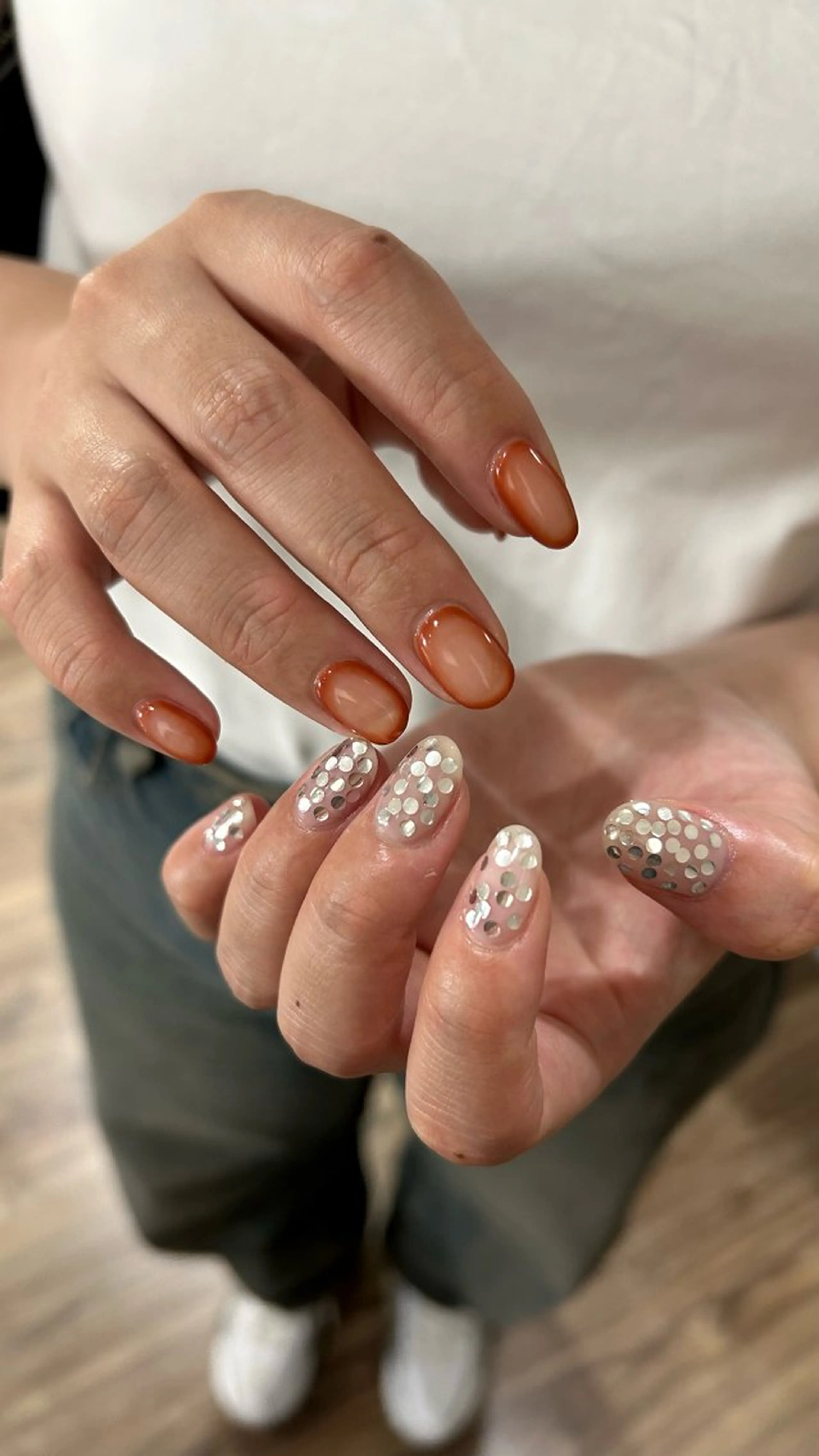 ネイル 持ち込み ハンドネイル nailsalon MONICA所属・MONICA_ hanechaaanのネイルデザイン