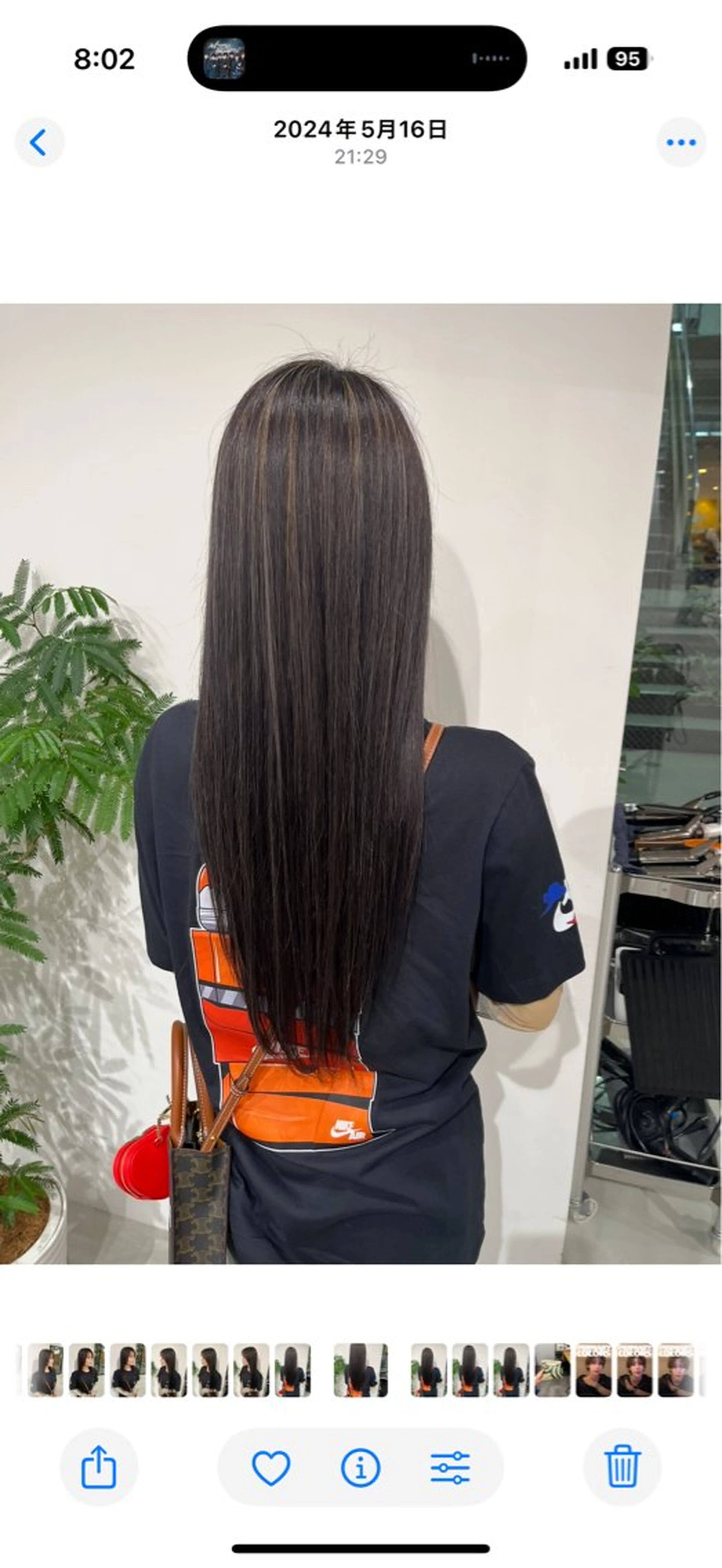 ロング ヘアカラー yuinaハイライト /ブリーチモデル募集のヘアスタイル