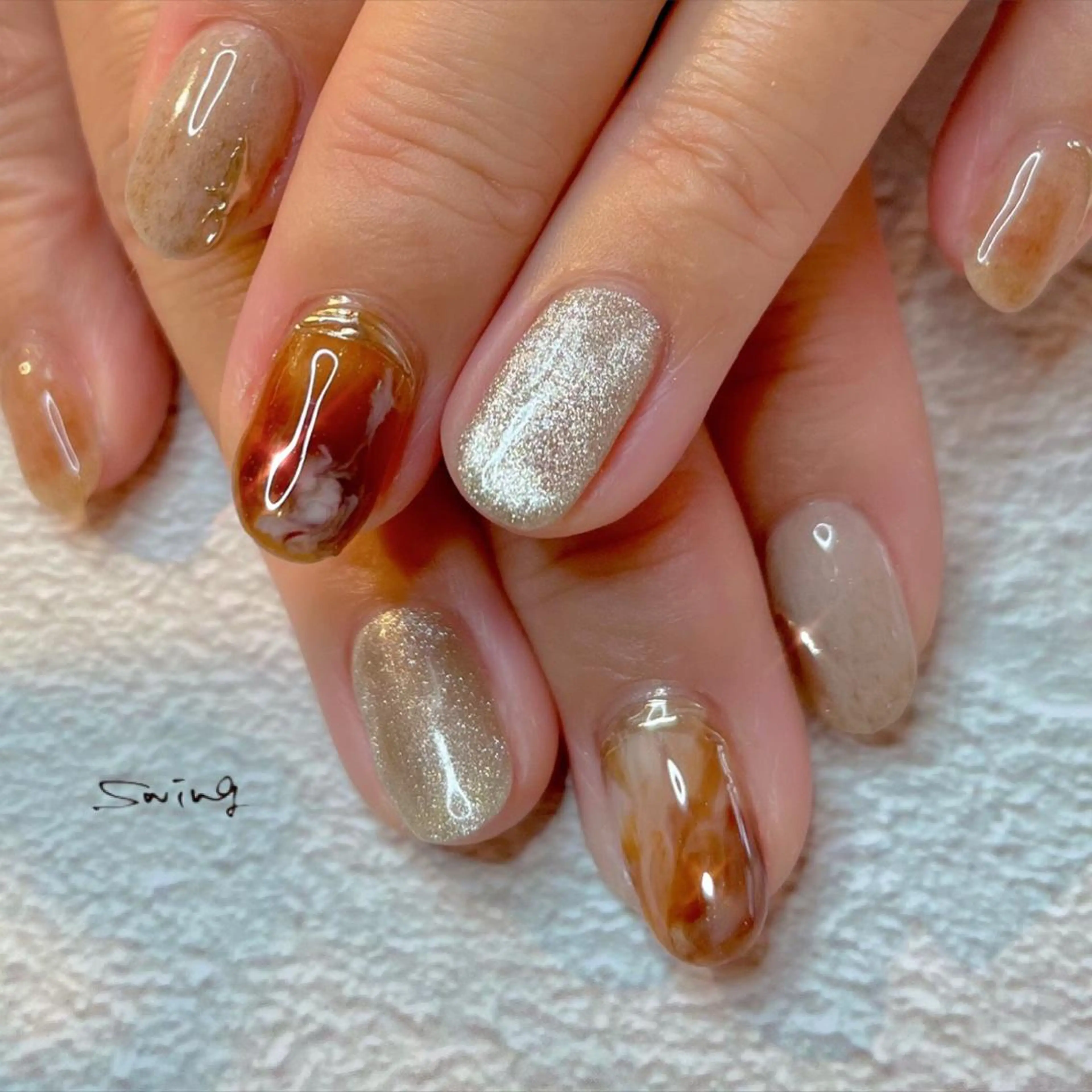 ネイル マグネットネイル SWING Nail Salon所属・Yoshida Takakoのネイルデザイン