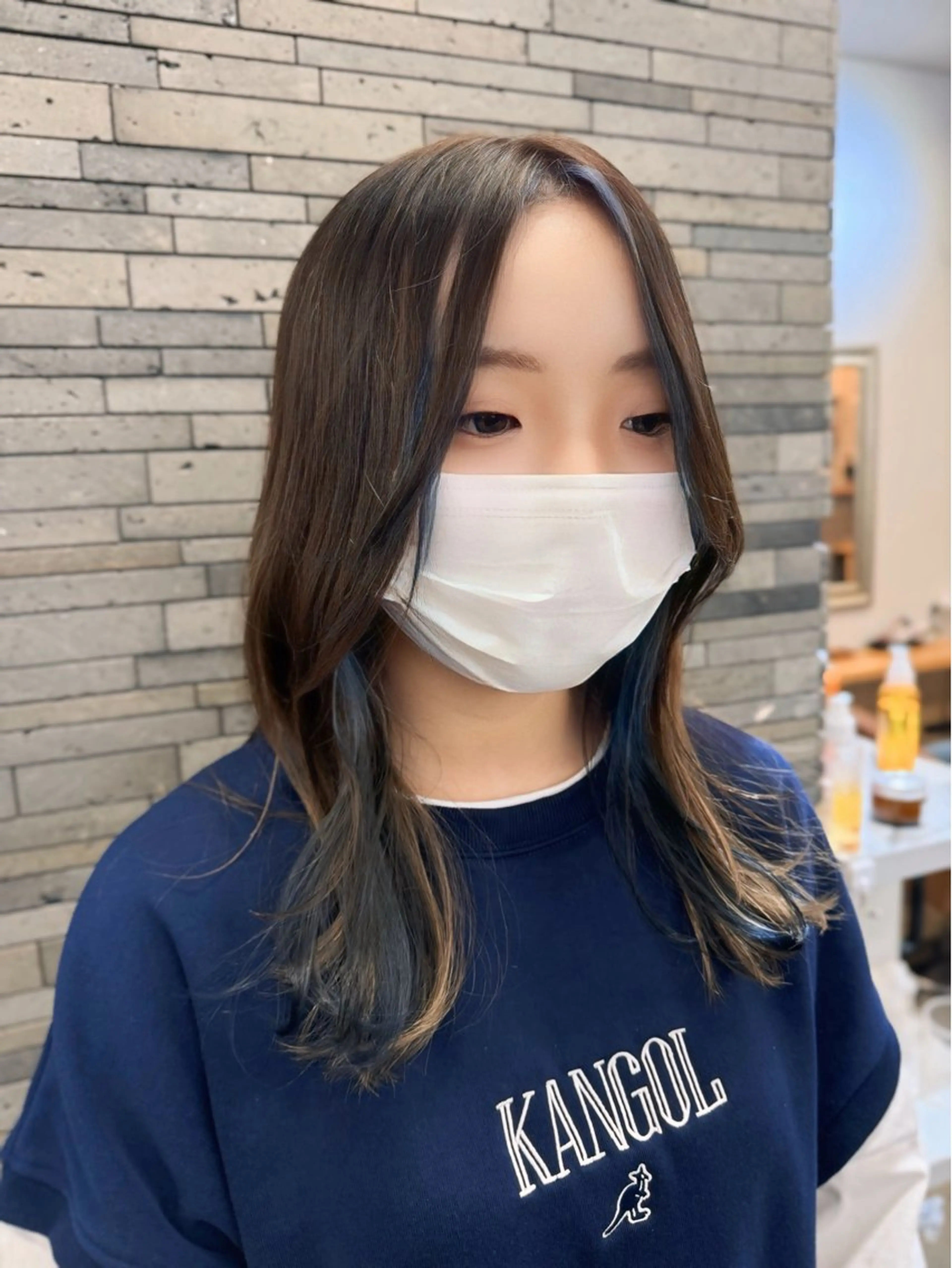 カラー ヘアカラー トリートメント 銀座/インナーカラー /ハイライト/せいぎのヘアスタイル