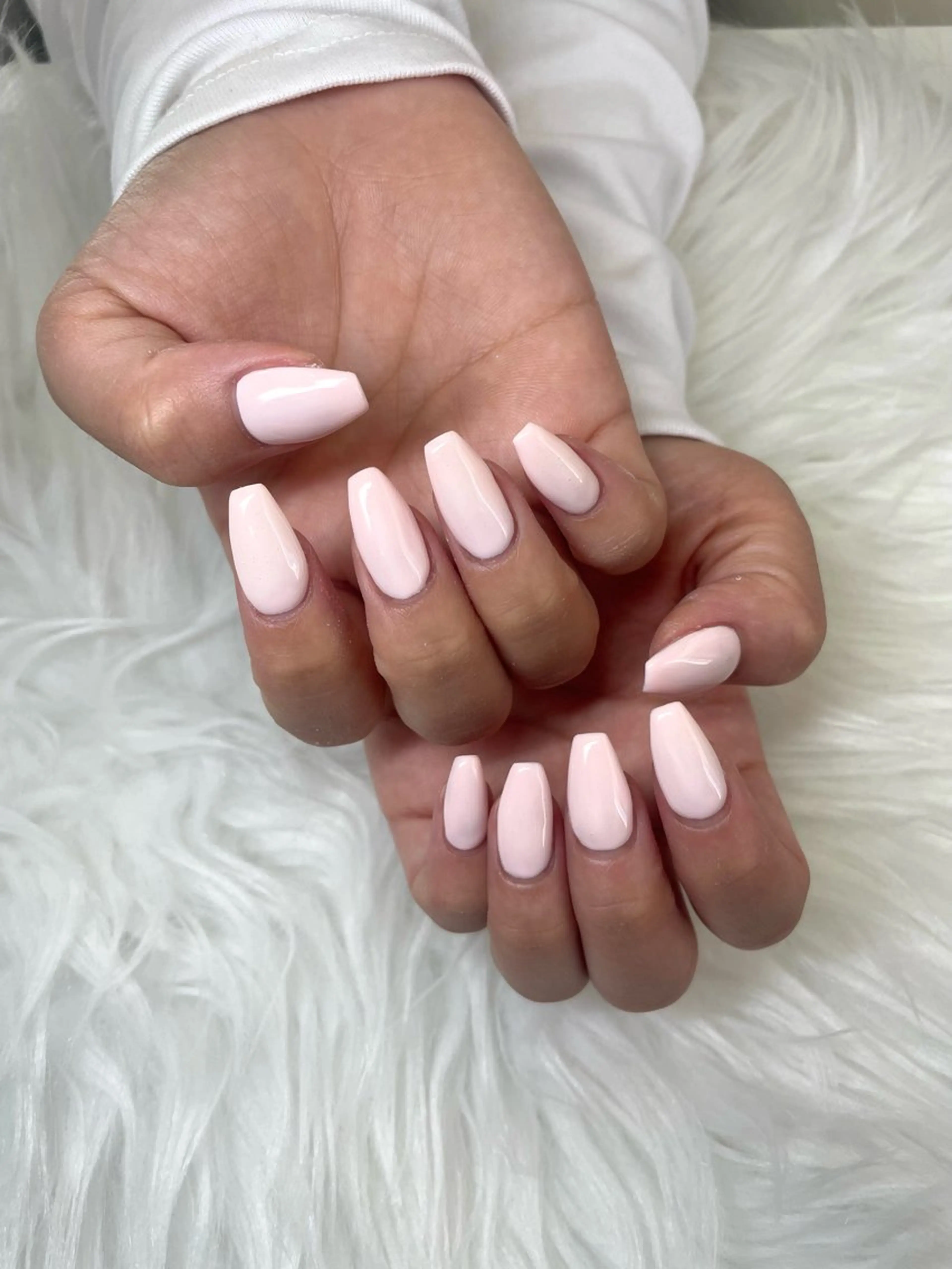 ネイル ワンカラーネイル ピンク e-up by boss所属・e-up nail Arisaのネイルデザイン