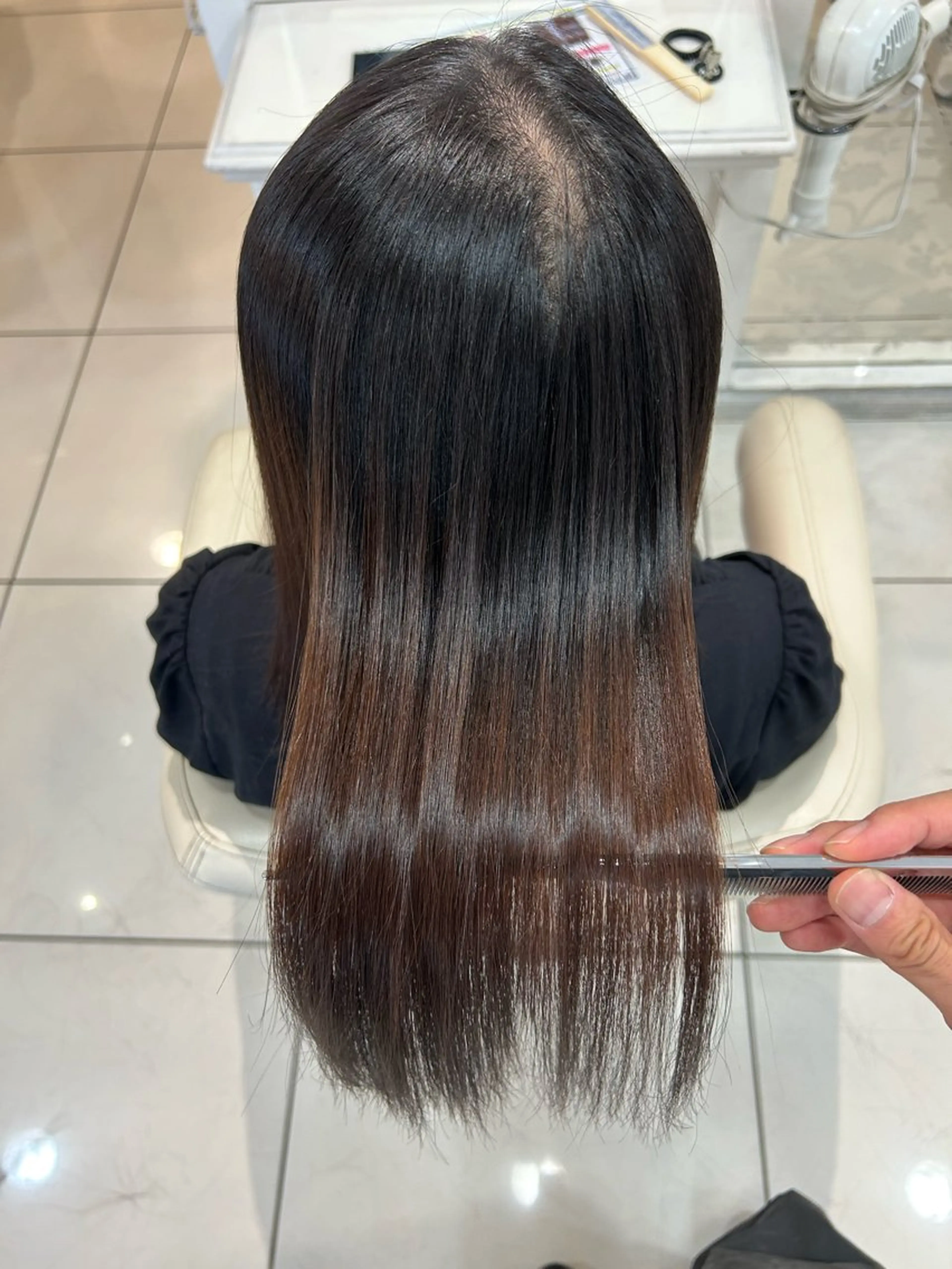 ミディアム 縮毛矯正 カット 縮毛矯正 トリートメント 縮毛矯正 高橋佑のヘアスタイル