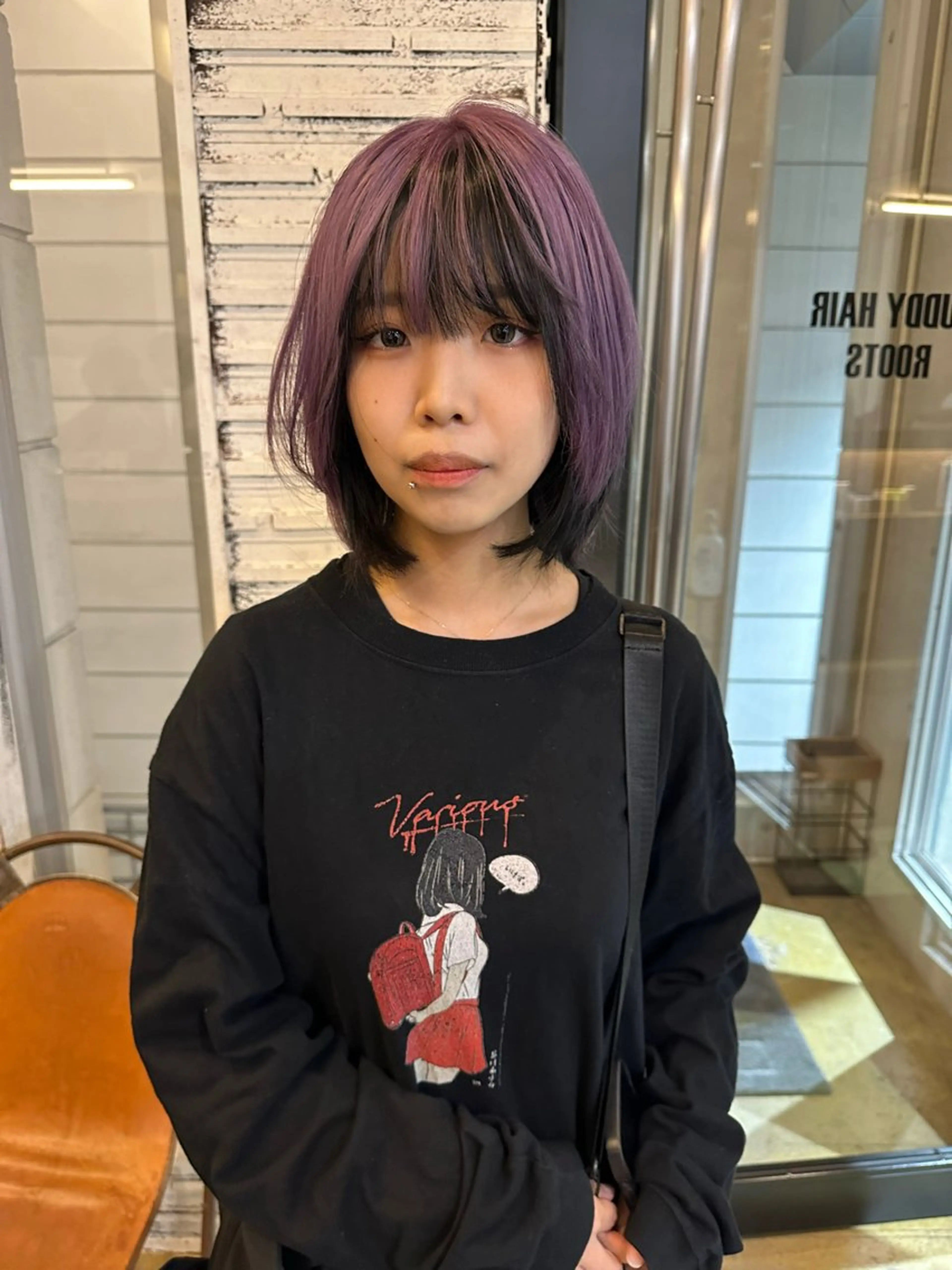 ショート カラー 黒髪 ブリーチ ケアブリーチ デザインカラー ピンクカラー ヘアカラー ✨艶ブリーチカラー✨ 酸性ストレート光太郎のヘアスタイル