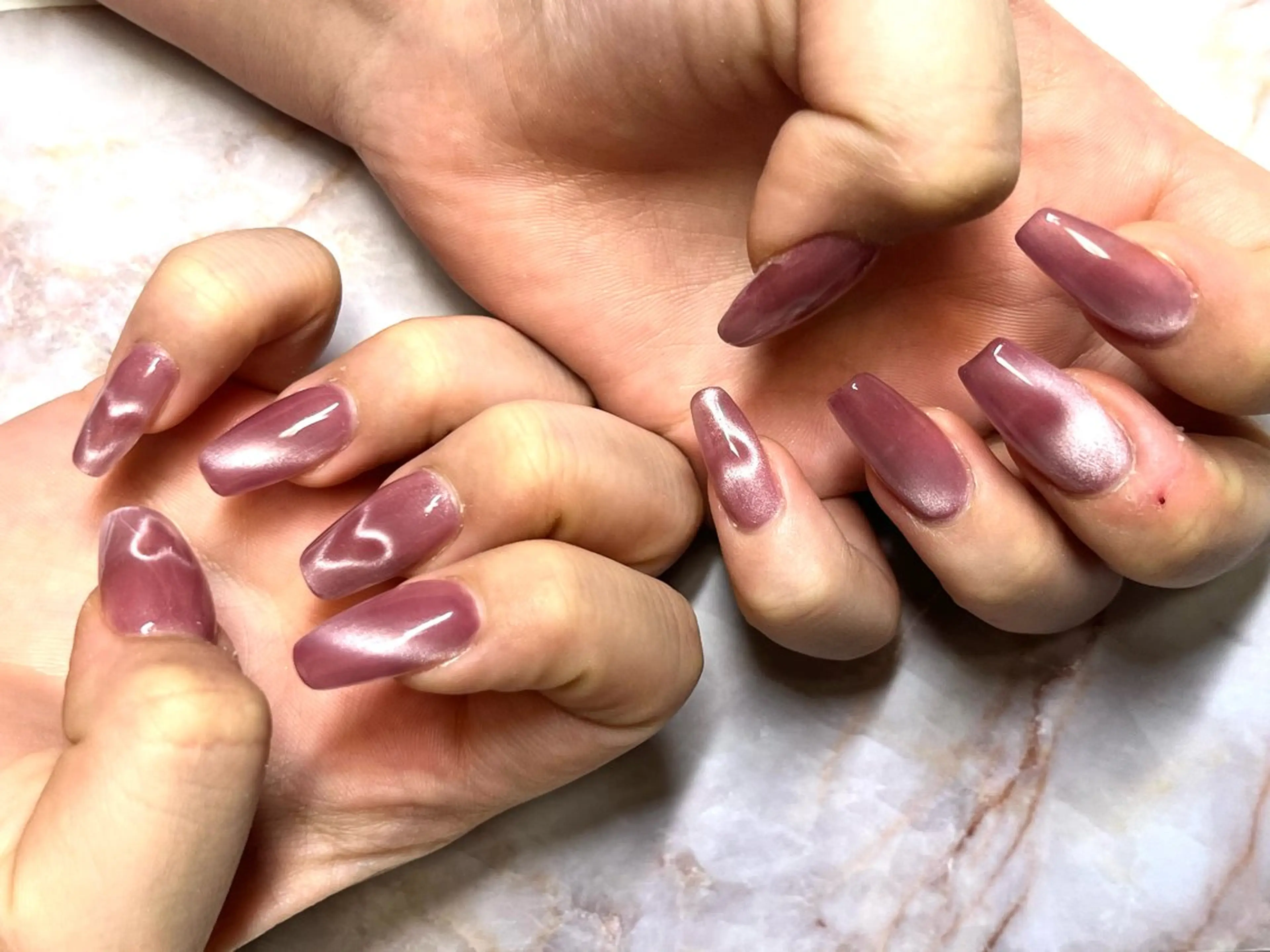 ネイル 長さ出し スカルプネイル ハンドネイル plaisir所属・plaisir プレジールネイルのネイルデザイン