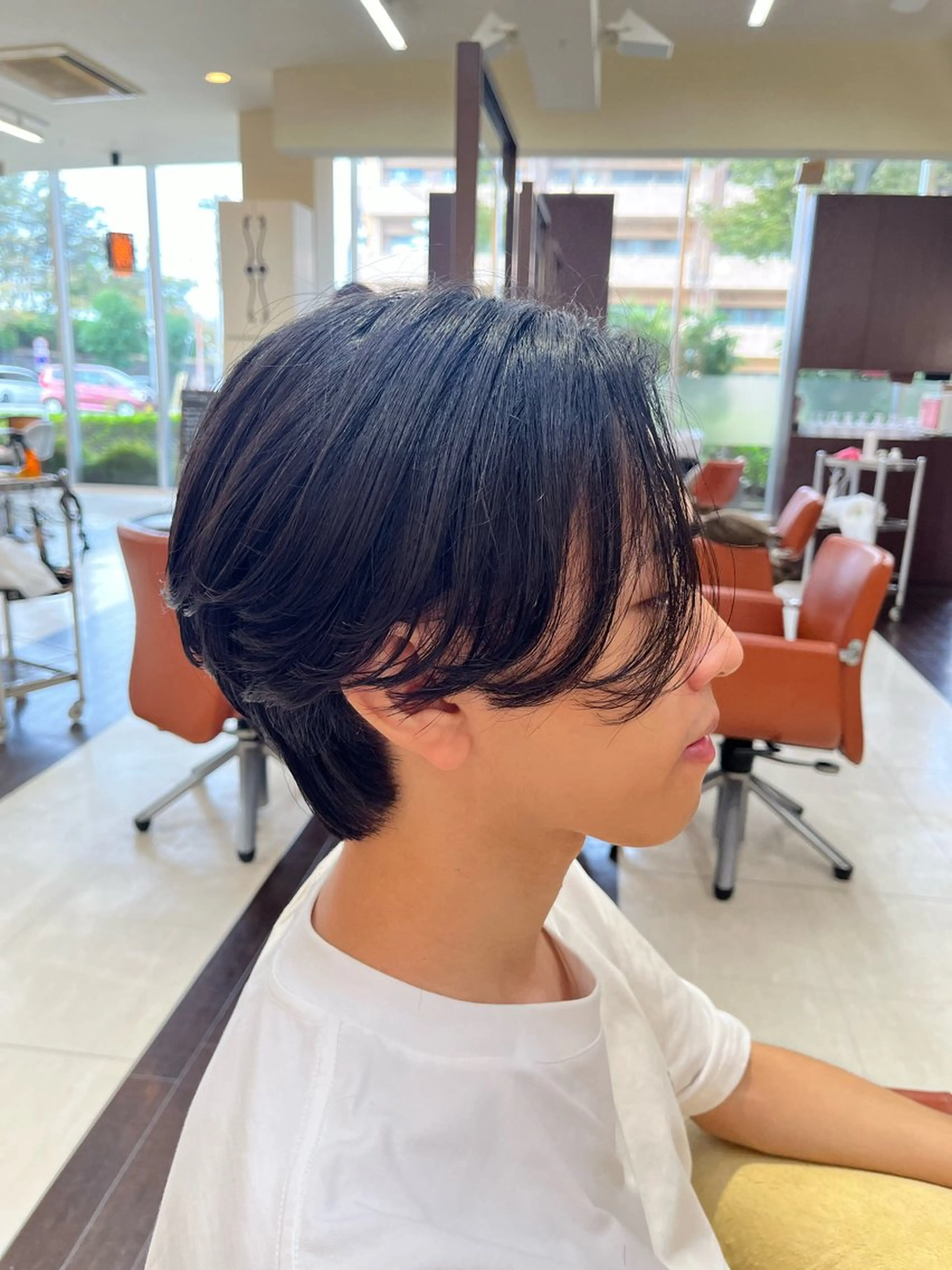 ショート パーマ メンズ センターパート メンズパーマ ニュアンスパーマ AROH  men's cut&men's perm 船橋店所属・🧊メンズ特化🧊 高木航希のヘアスタイル