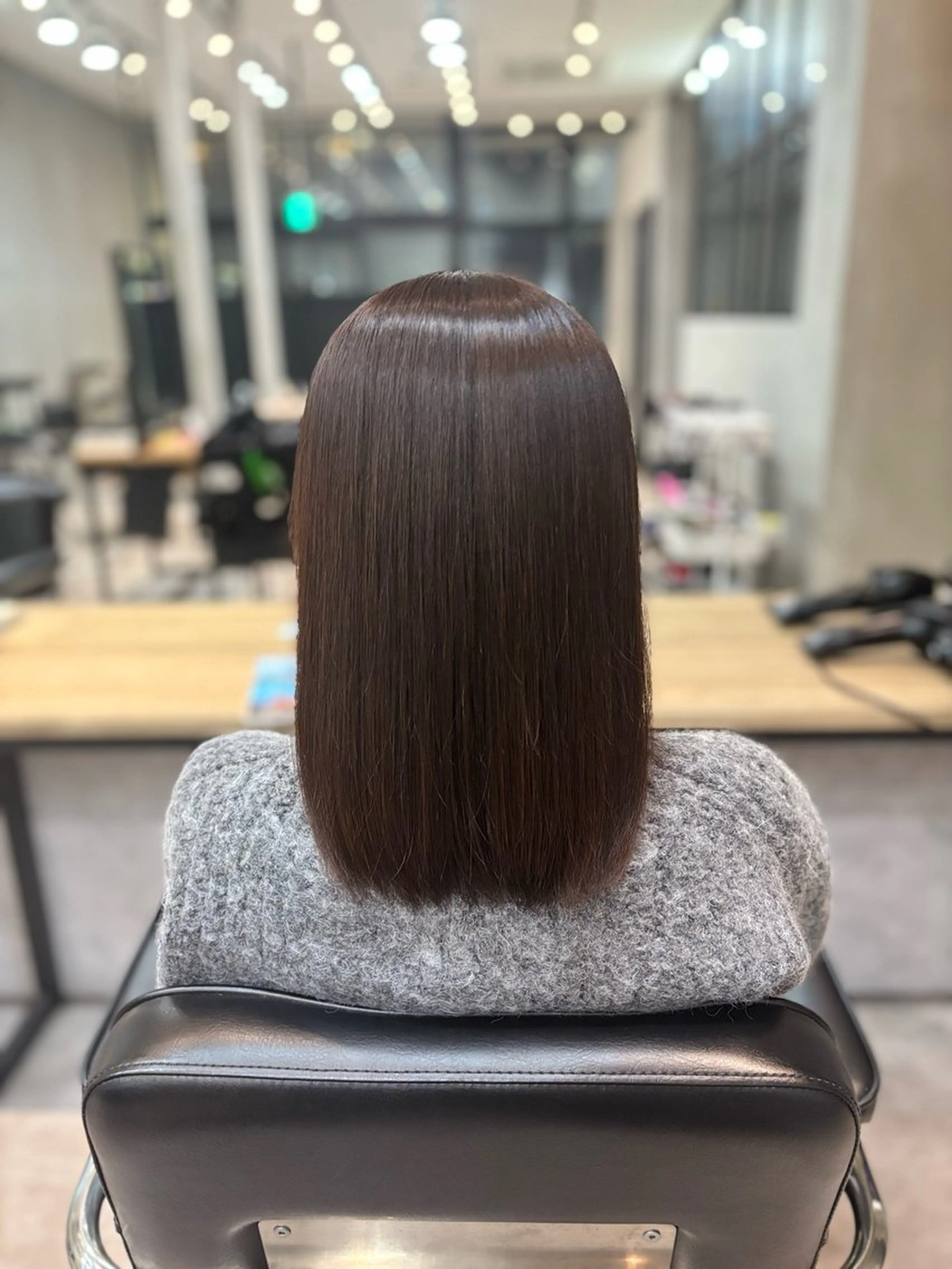 ミディアム カラー 透明感カラー 藤井 隼のヘアスタイル