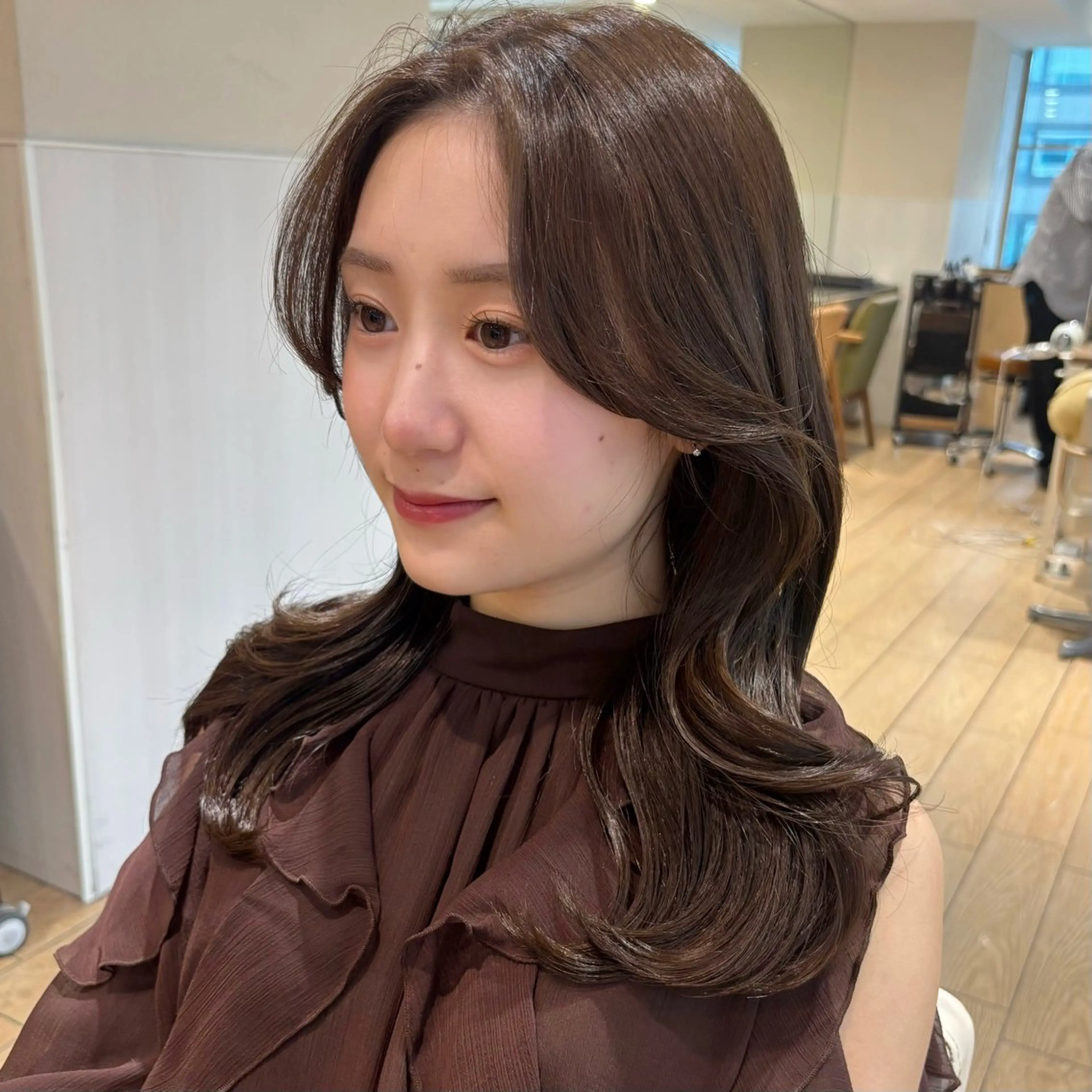 ロング カット AFLOAT D’L所属・角本 藍⌇表参道 🌿艶colorのヘアスタイル