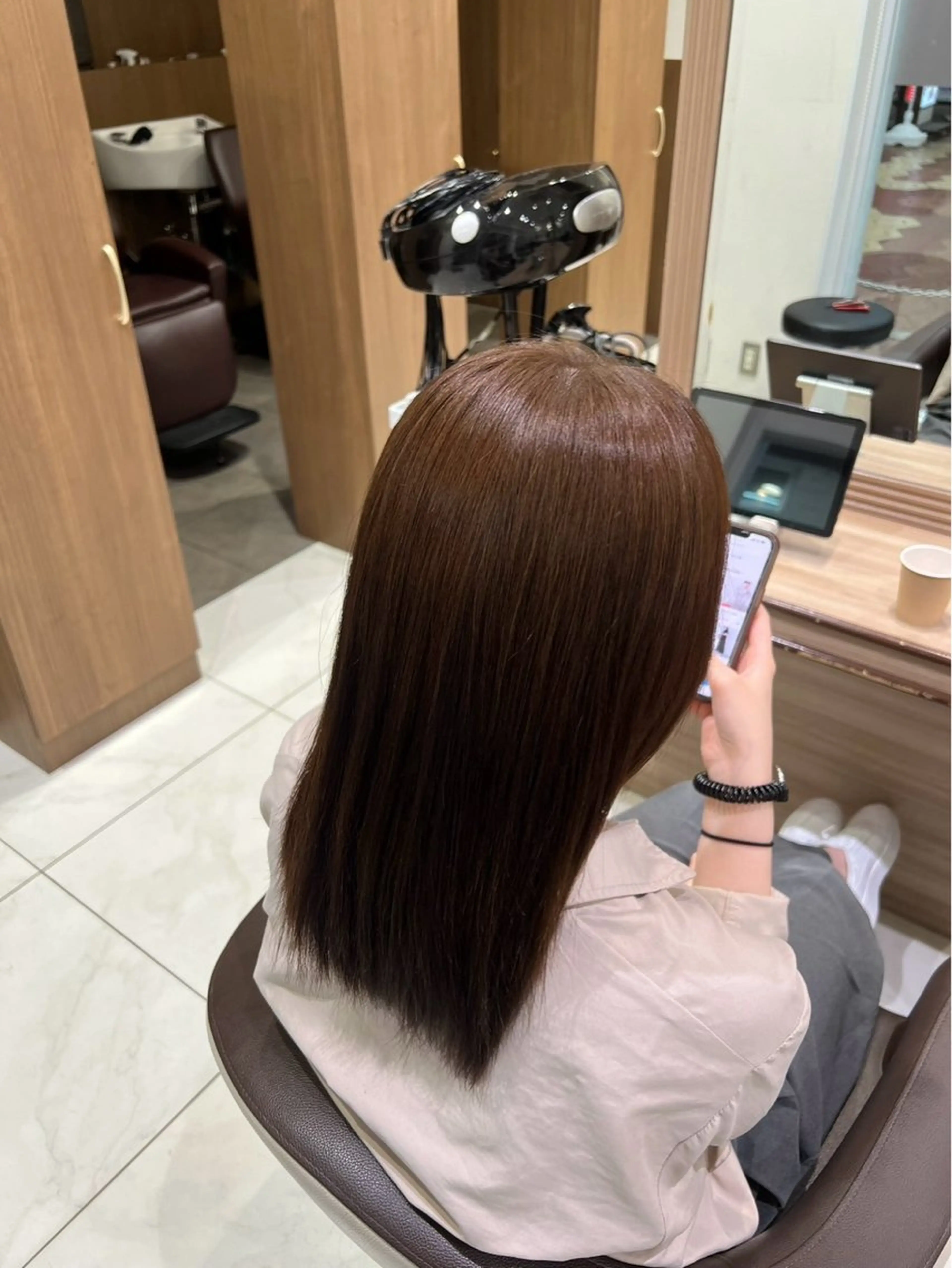 ロング カラー ✨髪質改善縮毛矯正 ✨輿水のヘアスタイル