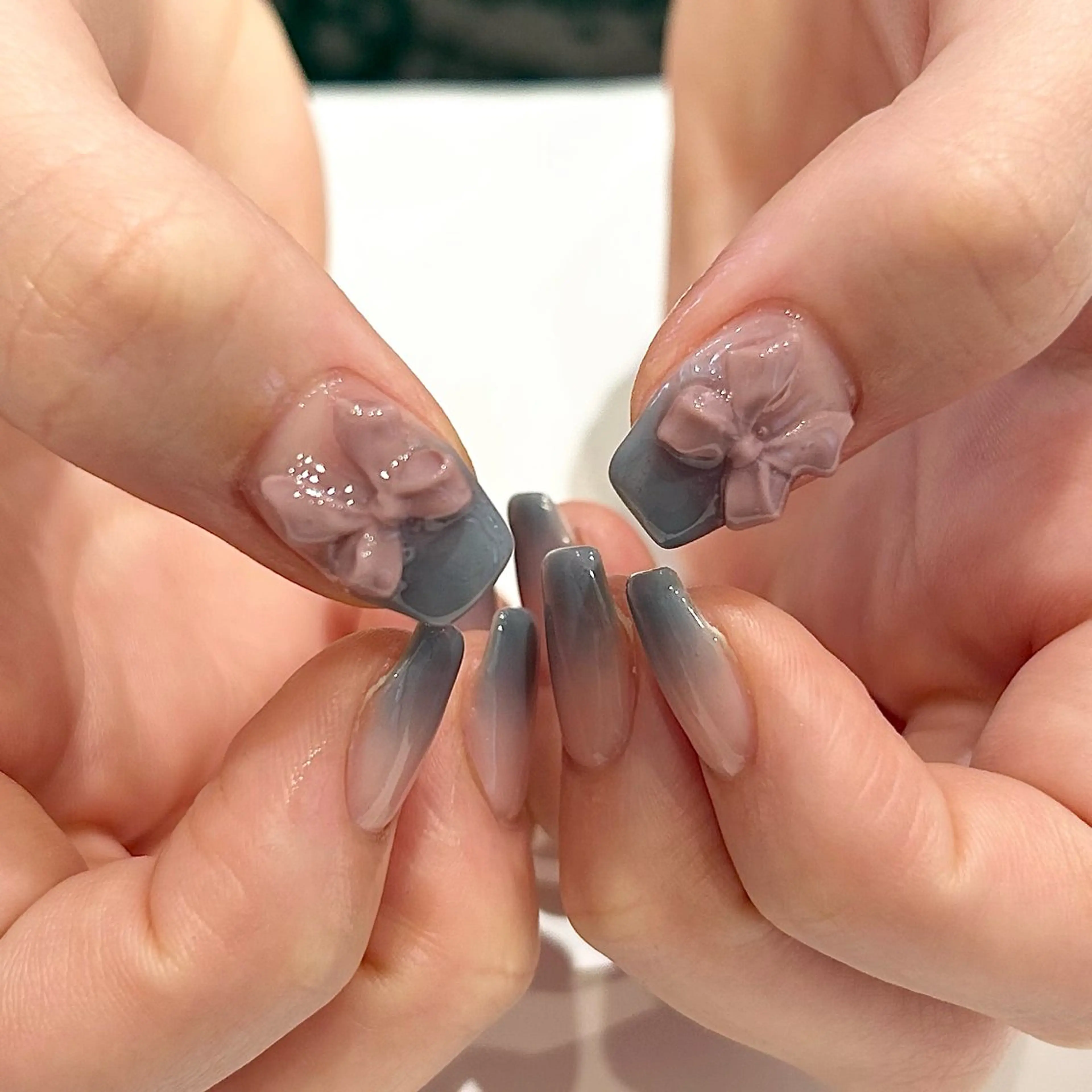 ネイル ハンドネイル nail ♡" Riri韓国ガーリーのネイルデザイン