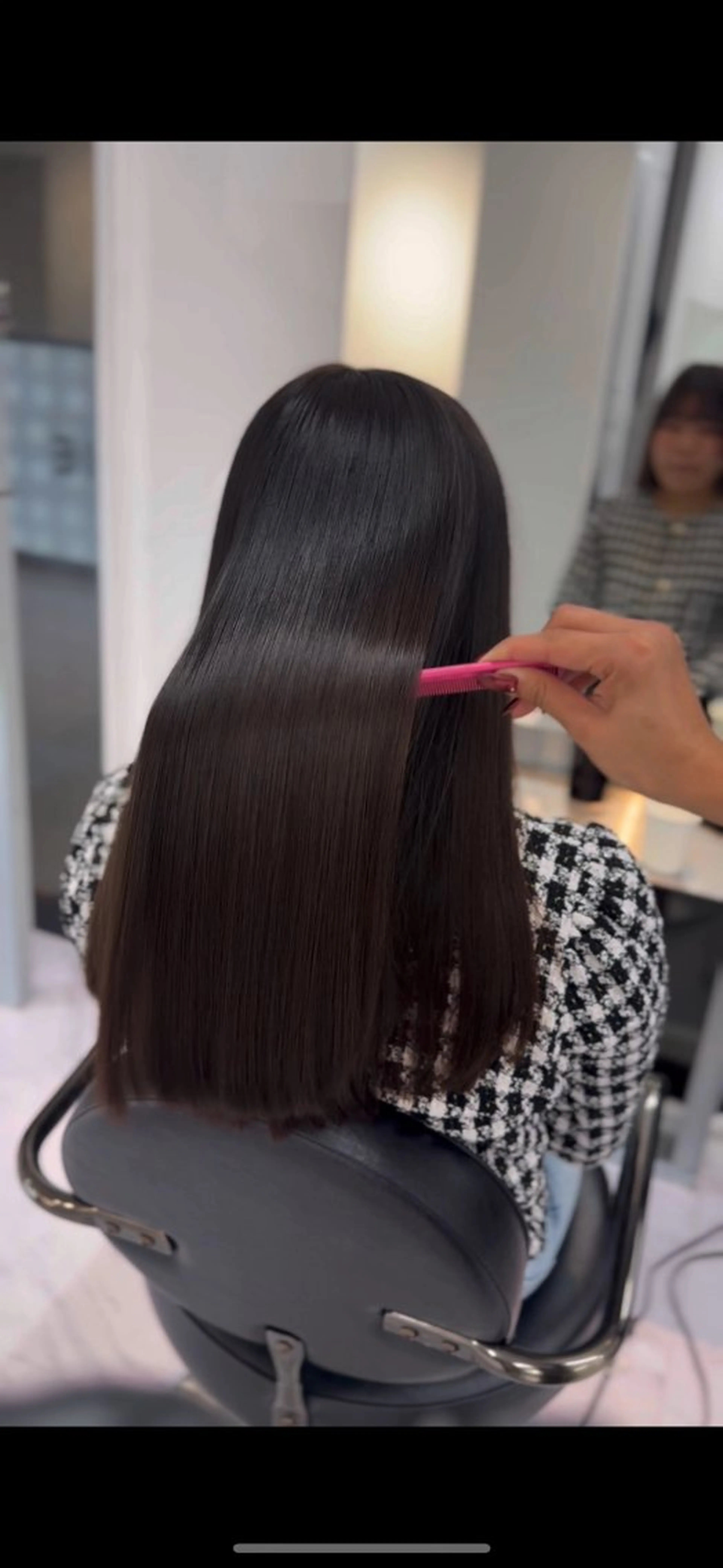 縮毛矯正 ViVIE 福岡天神 🎀高橋桜花のヘアスタイル