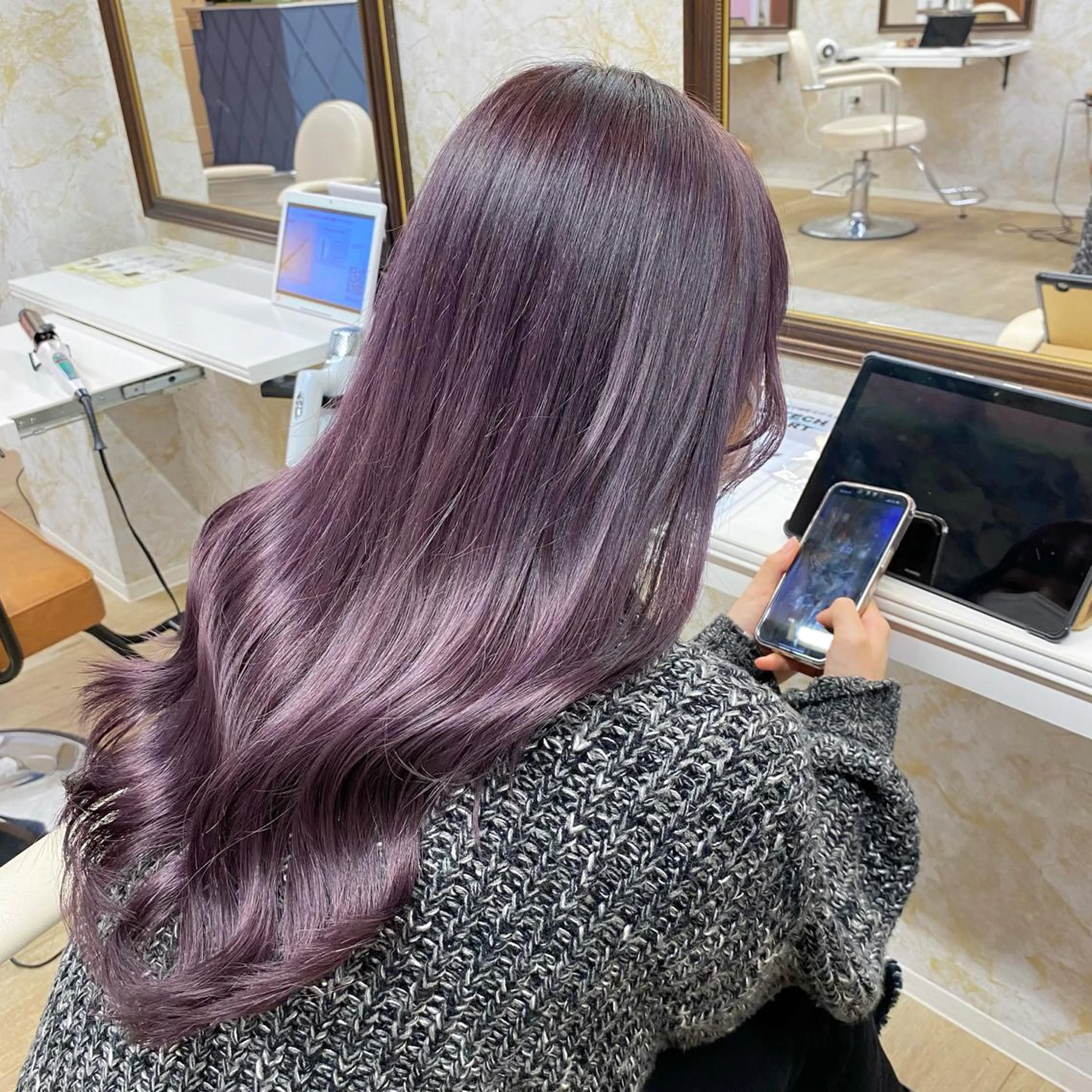 ロング カラー 【髪質改善特化】 連形海斗のヘアスタイル