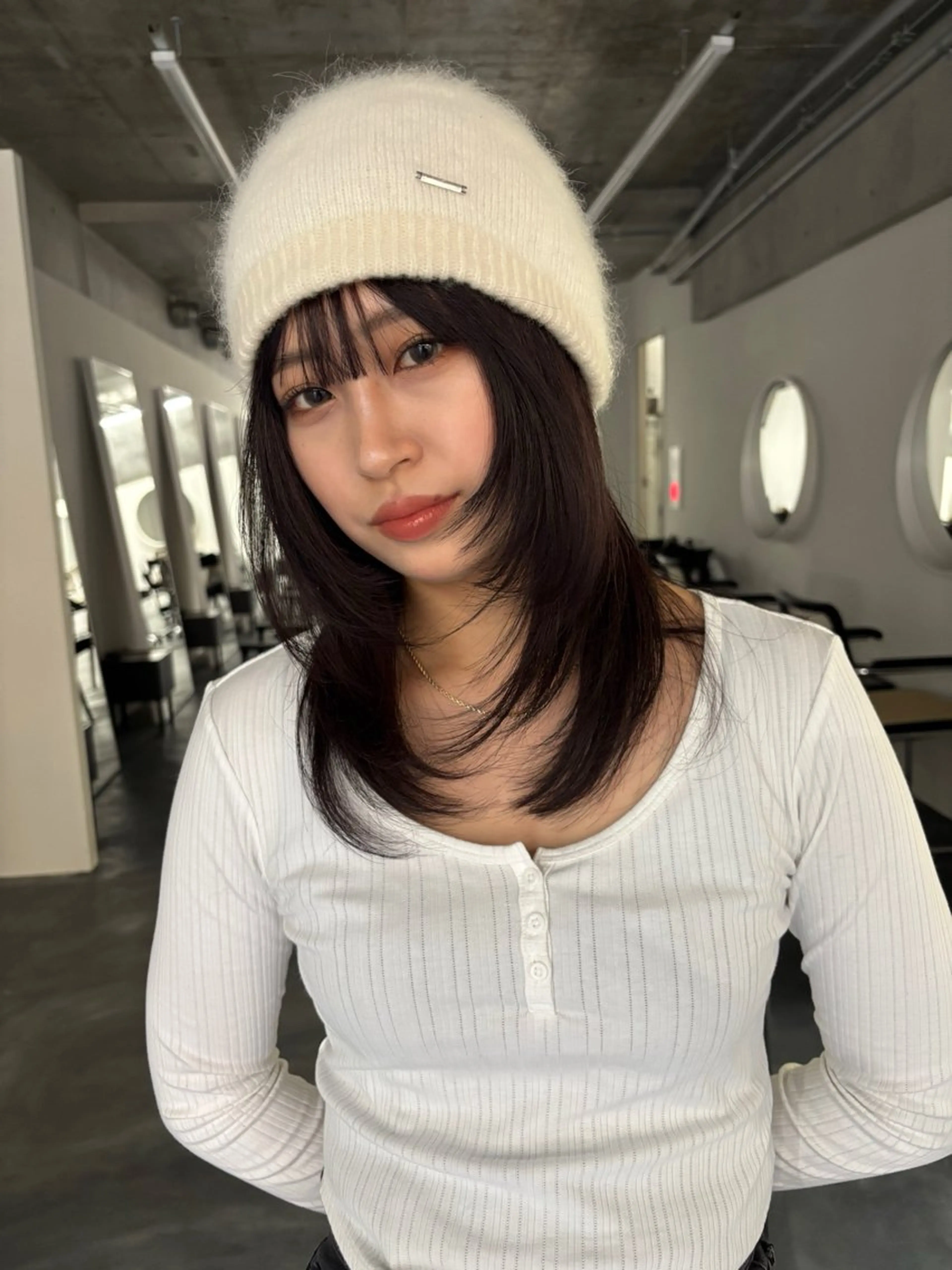 セミロング カット ヘアカラー トリートメント 吉祥寺徒歩8分 🩵藤木寧子のヘアスタイル
