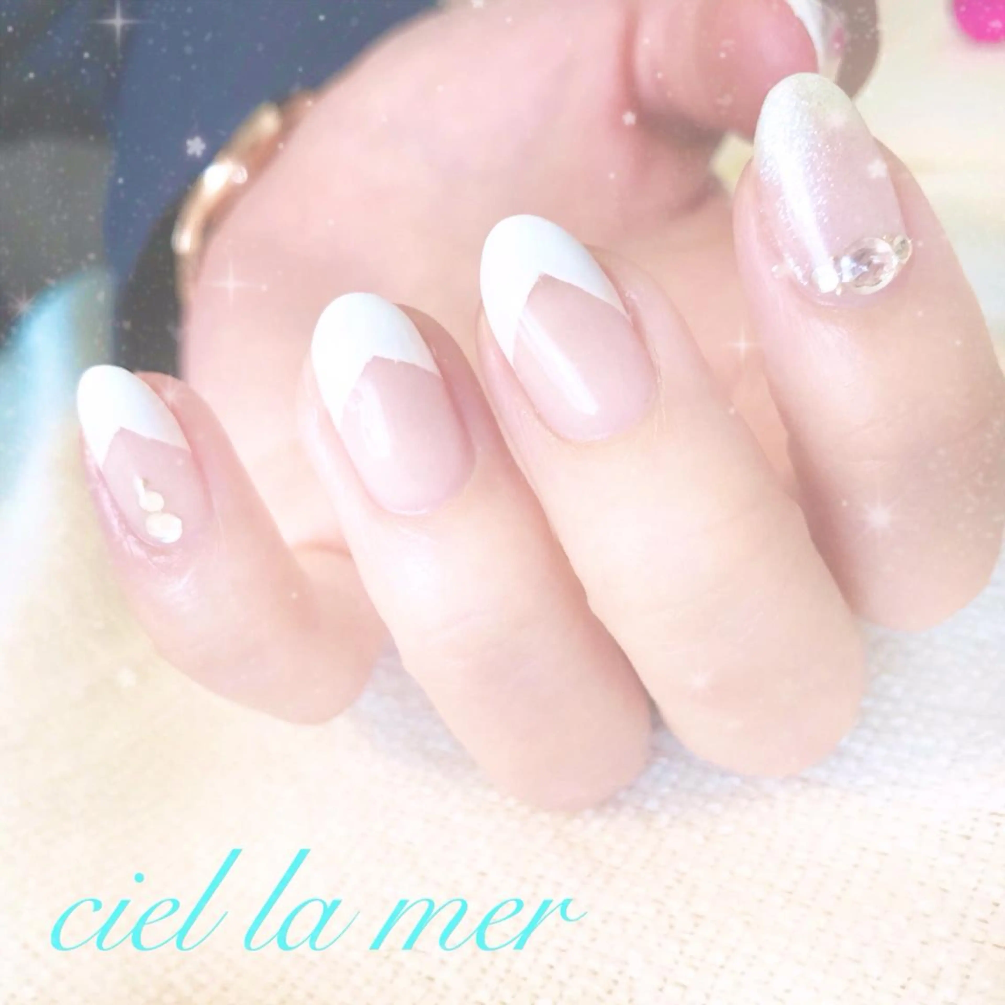 ネイル ハンドネイル フットネイル ciel la merのネイルデザイン