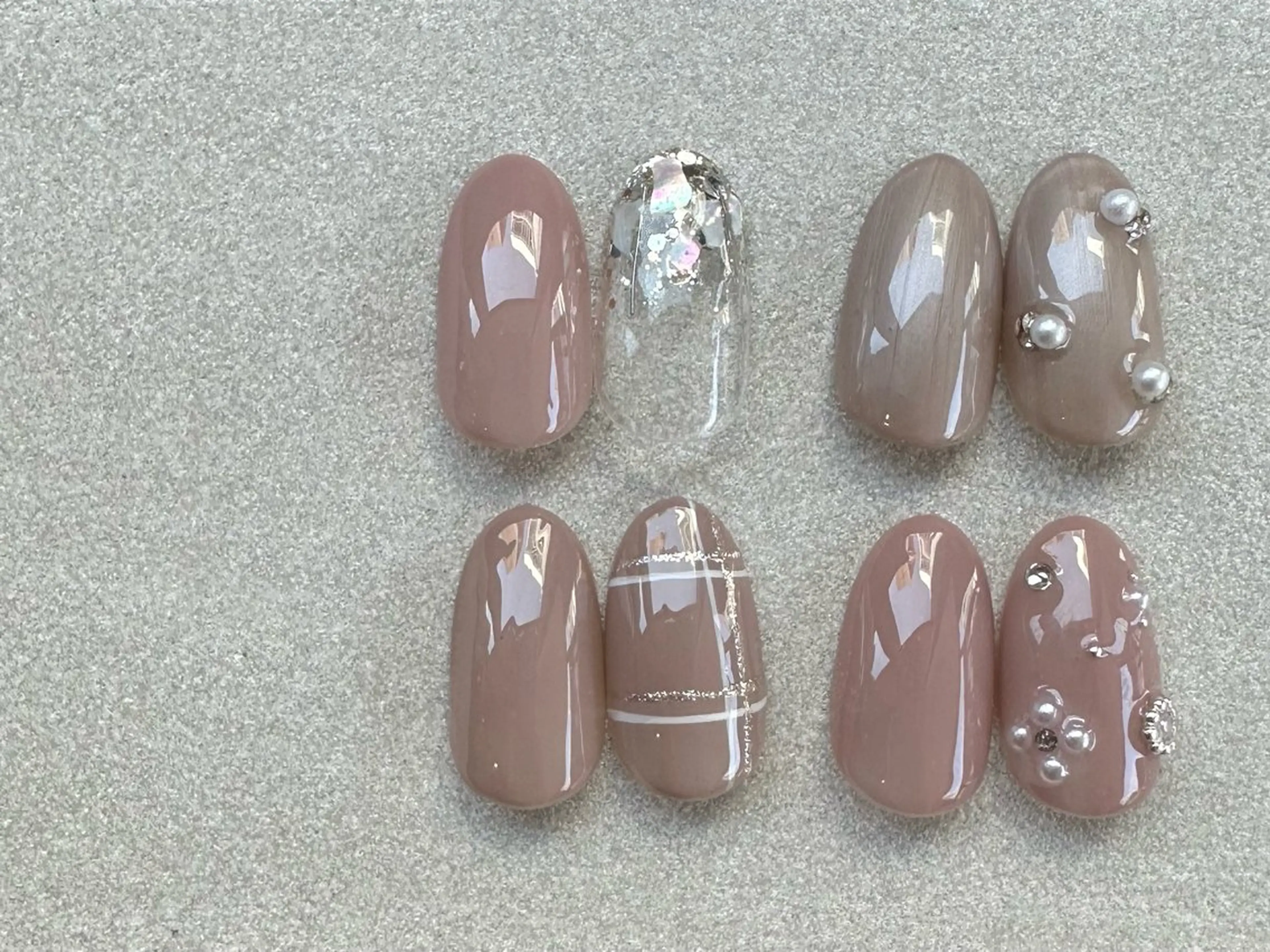 ネイル アートネイル 持ち込み ワンカラーネイル etorca nailのネイルデザイン