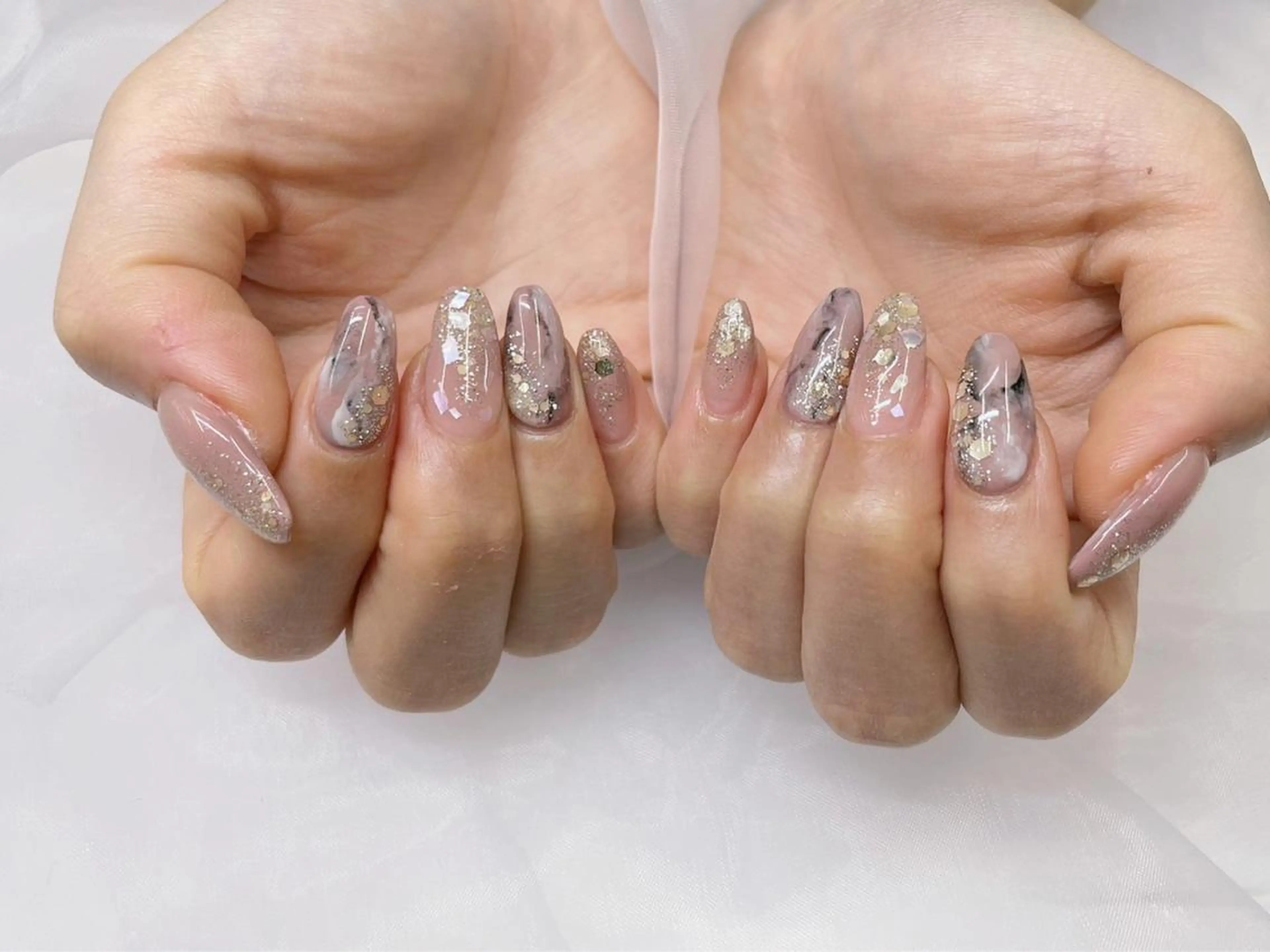 ミディアム ハンドネイル nail jaol池袋店所属・ネイルJaol 池袋のネイルデザイン
