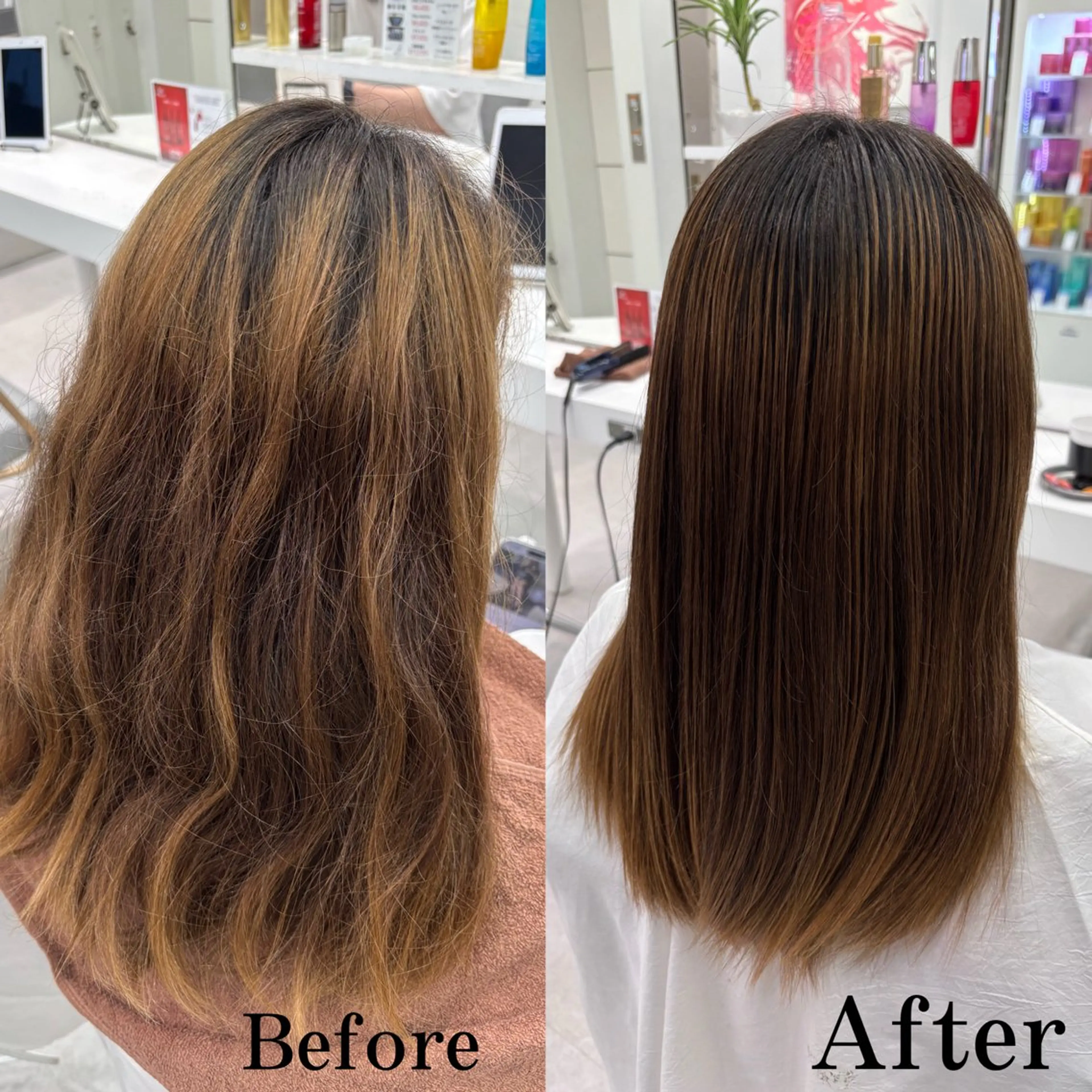 縮毛矯正 💙ᩚモデル募集中 💙ྀི松浪歩花のヘアスタイル