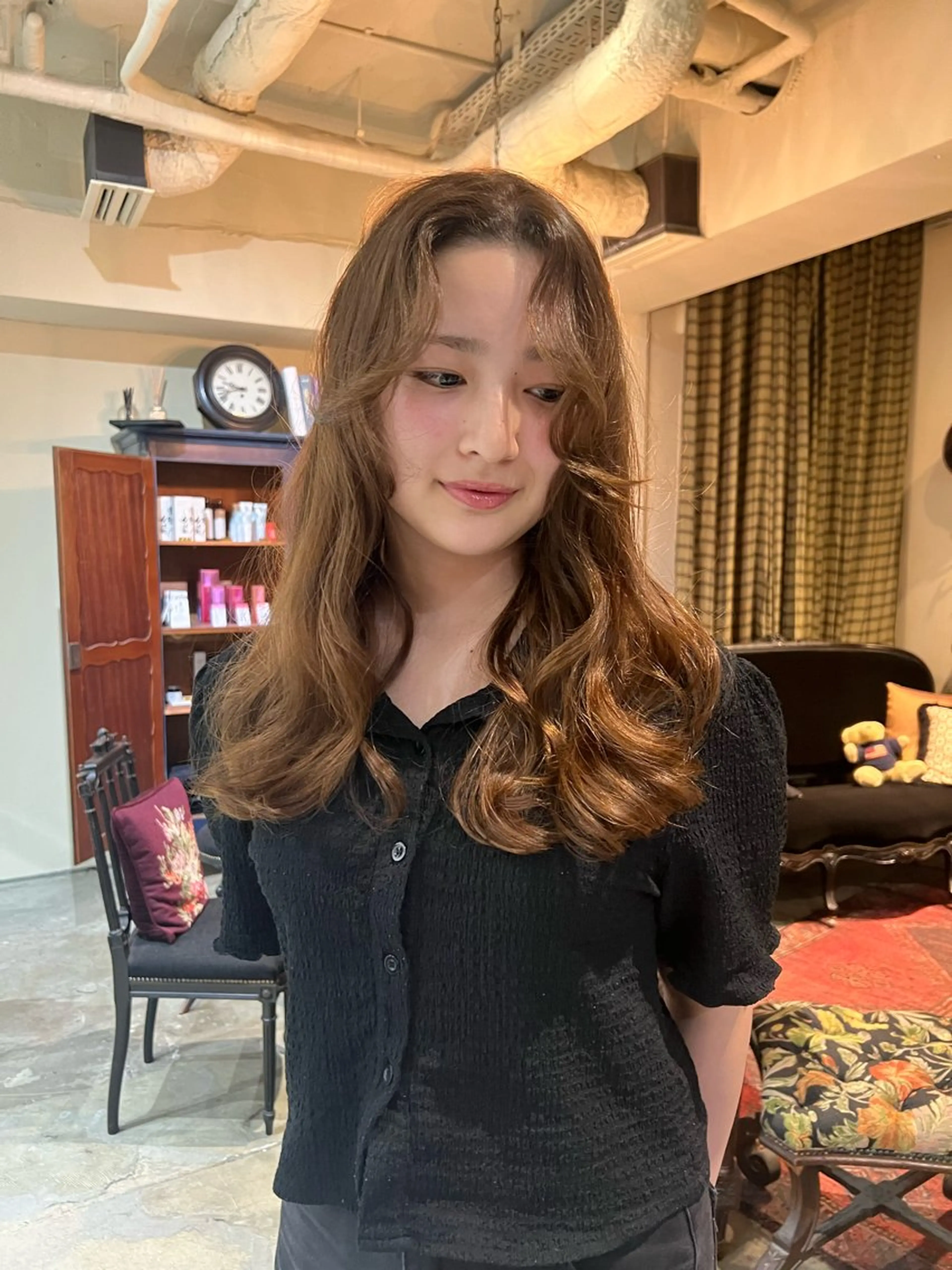 カラー ブリーチ ブリーチなしカラー 韓国風アイブロウ Waxまなみのヘアスタイル
