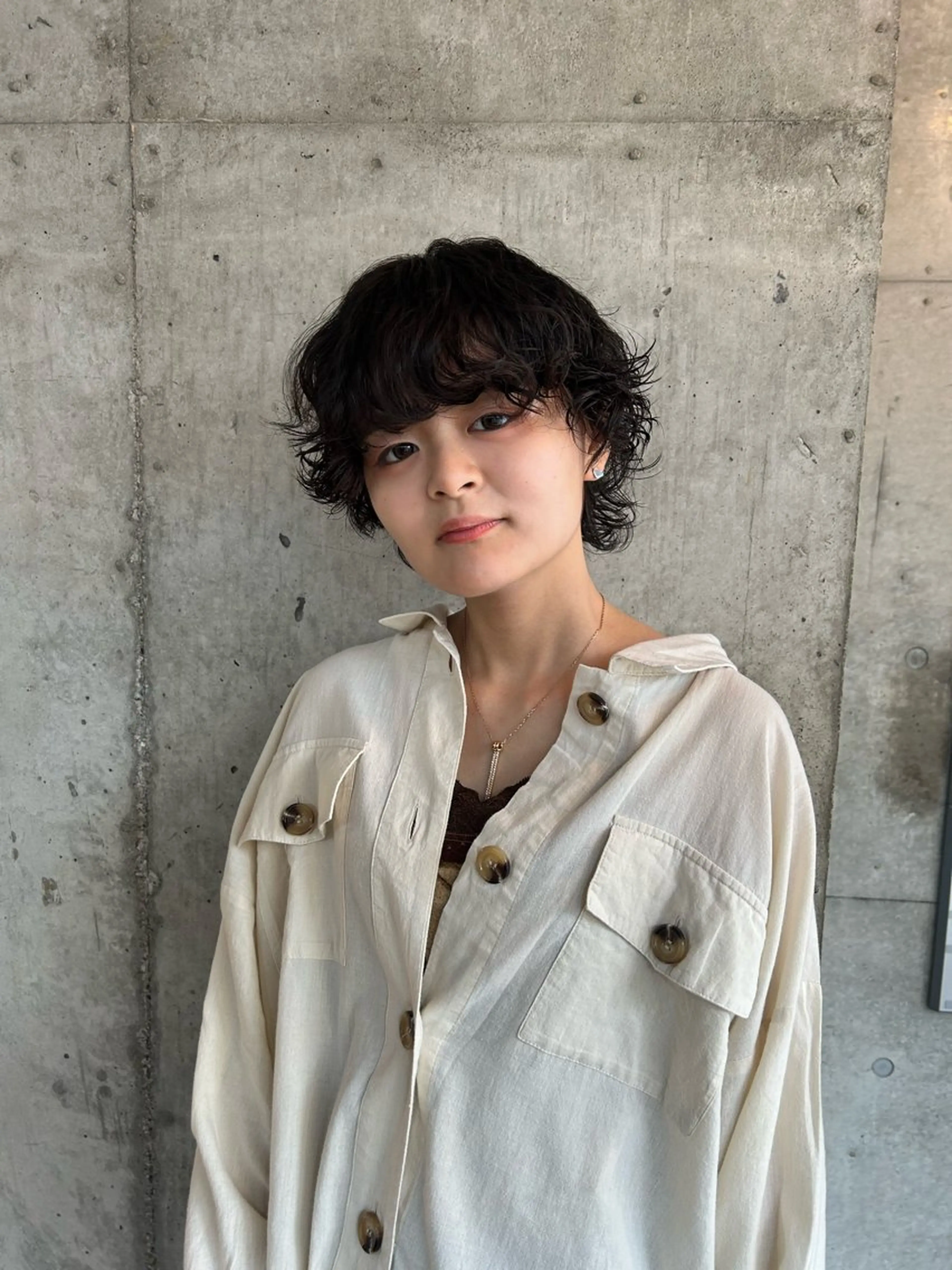 ショート パーマ カット パーマ トリートメント 🎨デザイン🥇 美髪・艶髪　日暮千敬のヘアスタイル