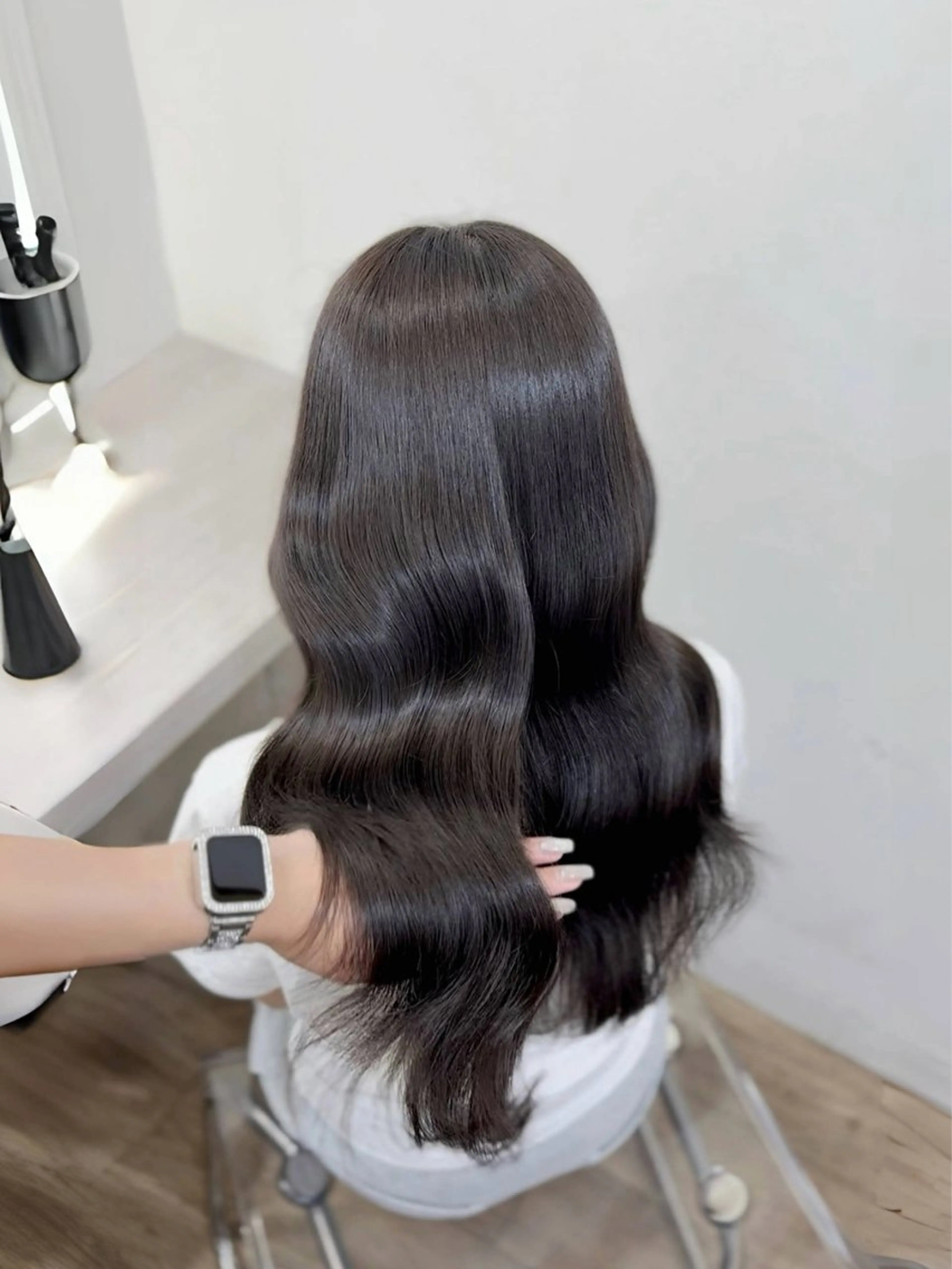 ロング カラー ヘアアレンジ ヘアカラー トリートメント 茶屋町/ワンカラー RAN　モデル募集中のヘアスタイル