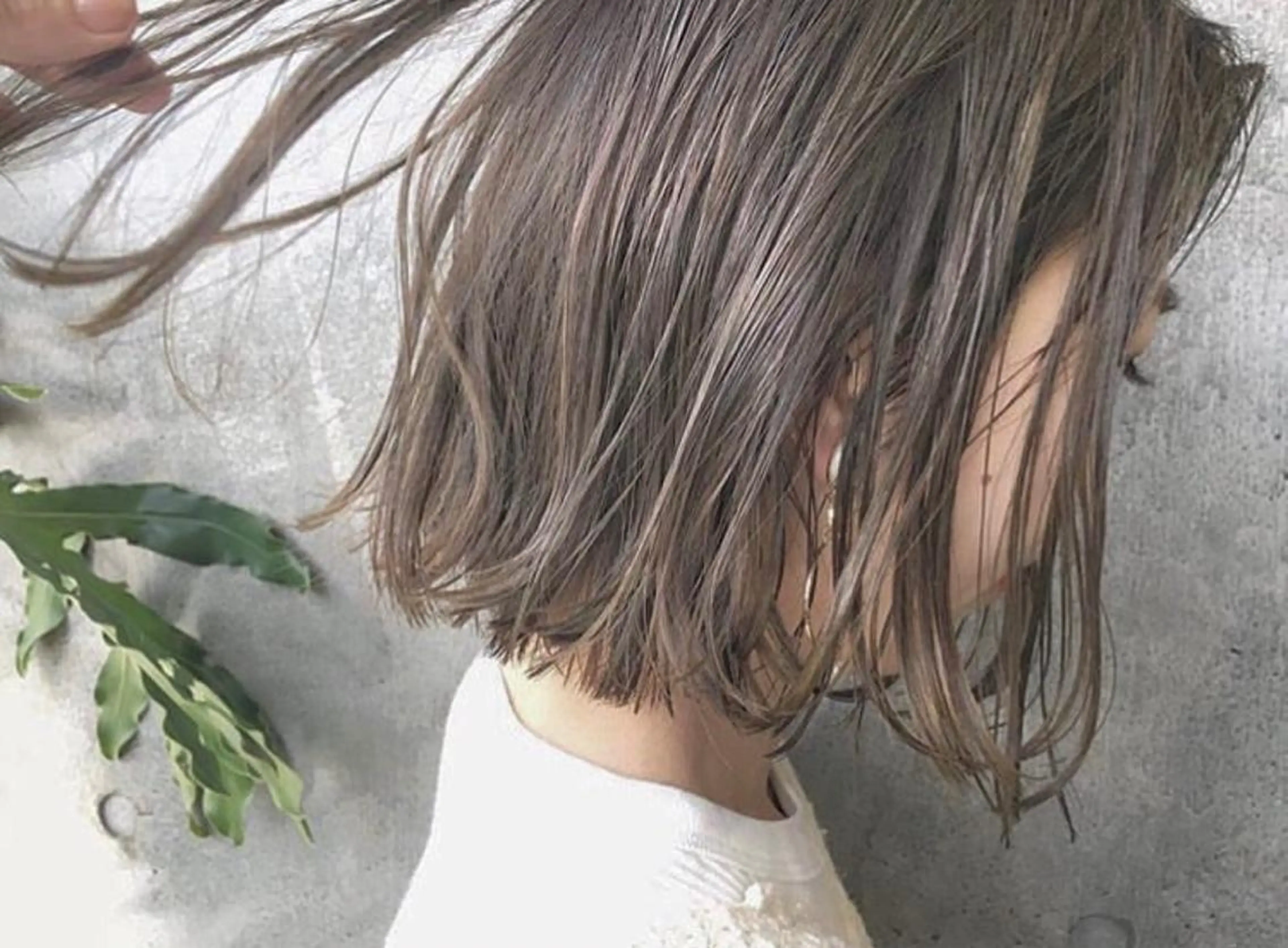 ミディアム カラー 透明感カラー カット ヘアカラー トリートメント レイヤー/ボブパーマ /垢抜け/タクミのヘアスタイル