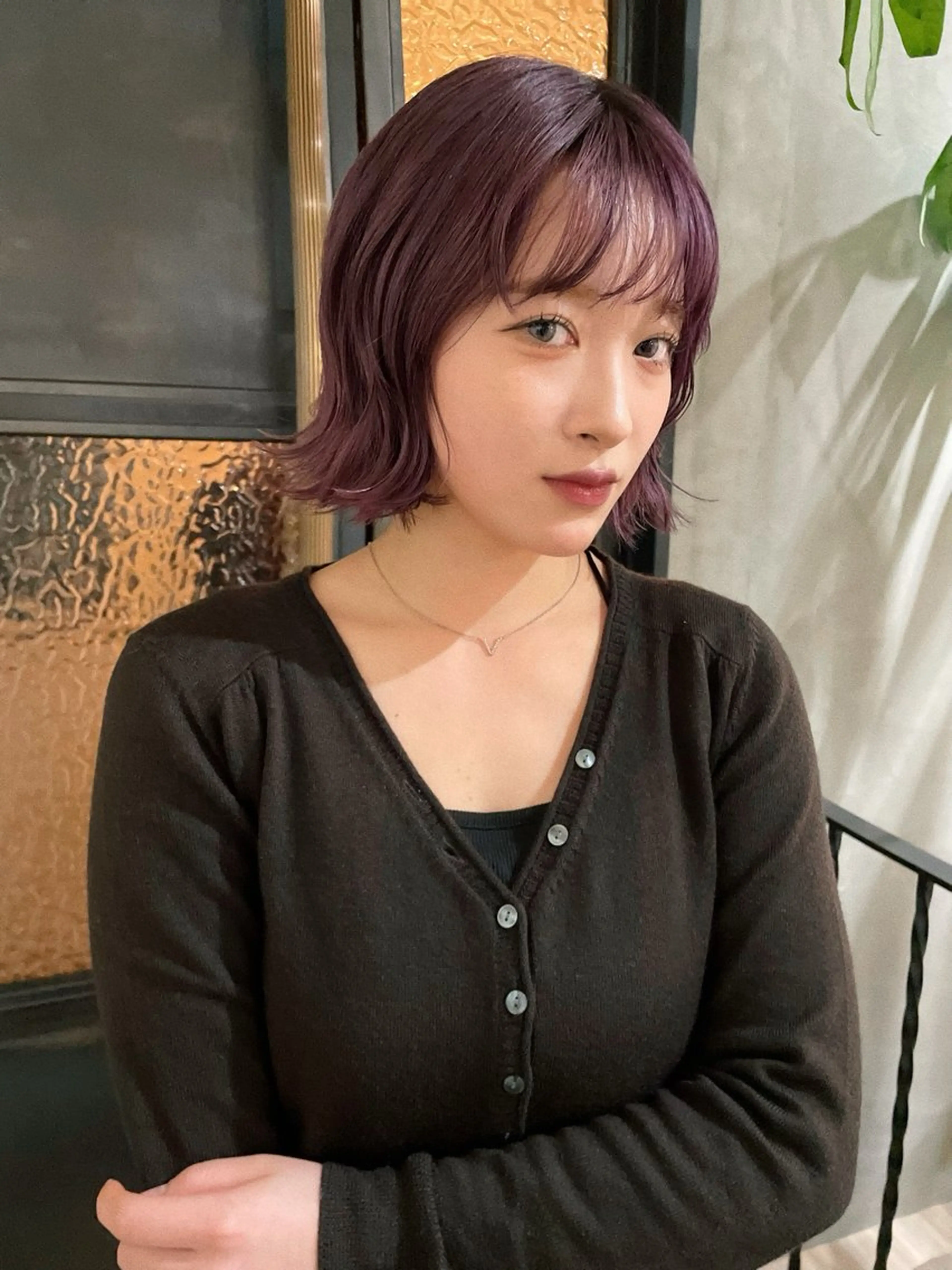ショート ピンクラベンダー SALOWIN新潟万代店所属・SaKiho 🎀のヘアスタイル
