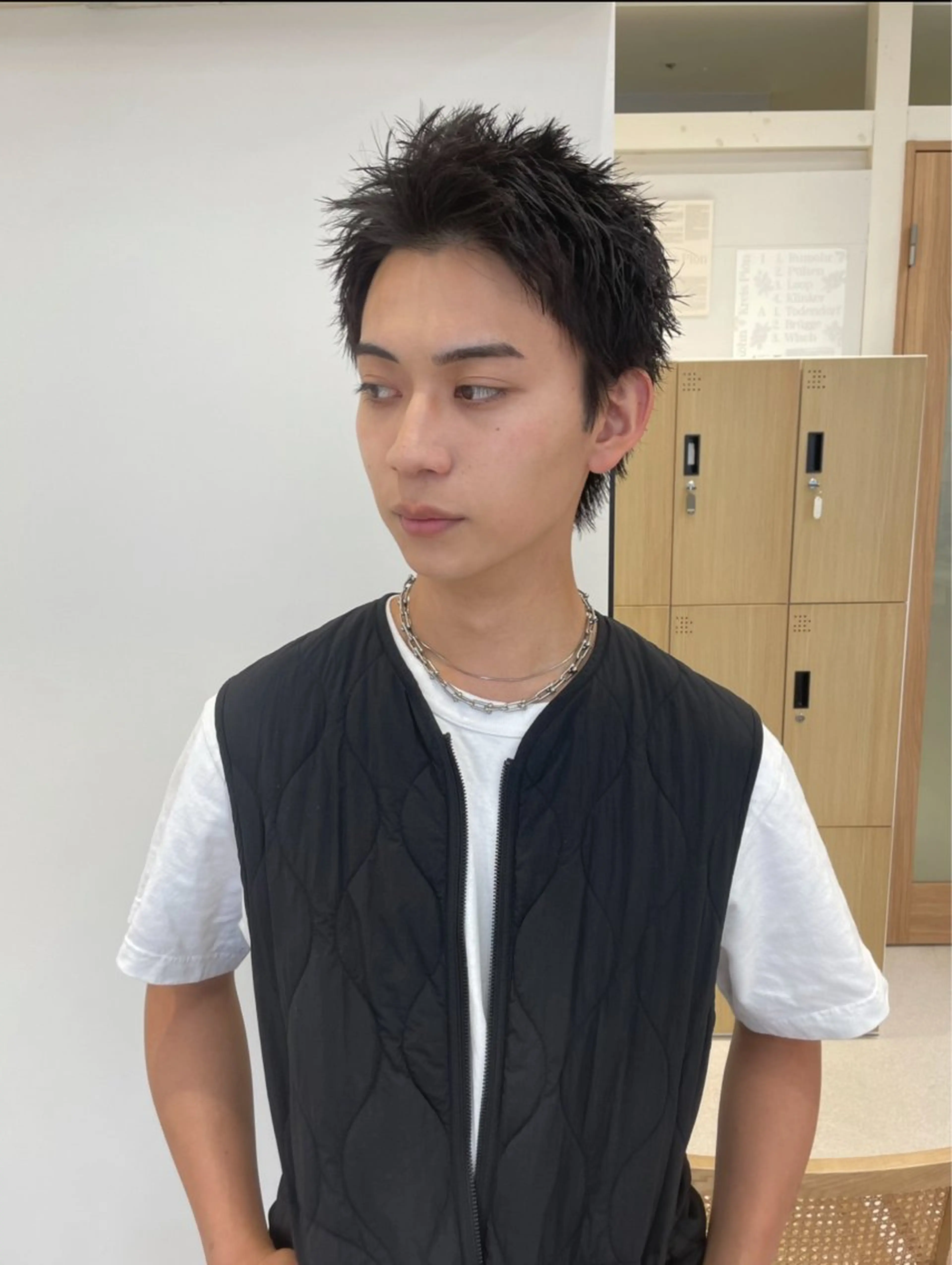 メンズ スパイキーショート カット hana✂︎メンズ ニュアンスパーマのヘアスタイル