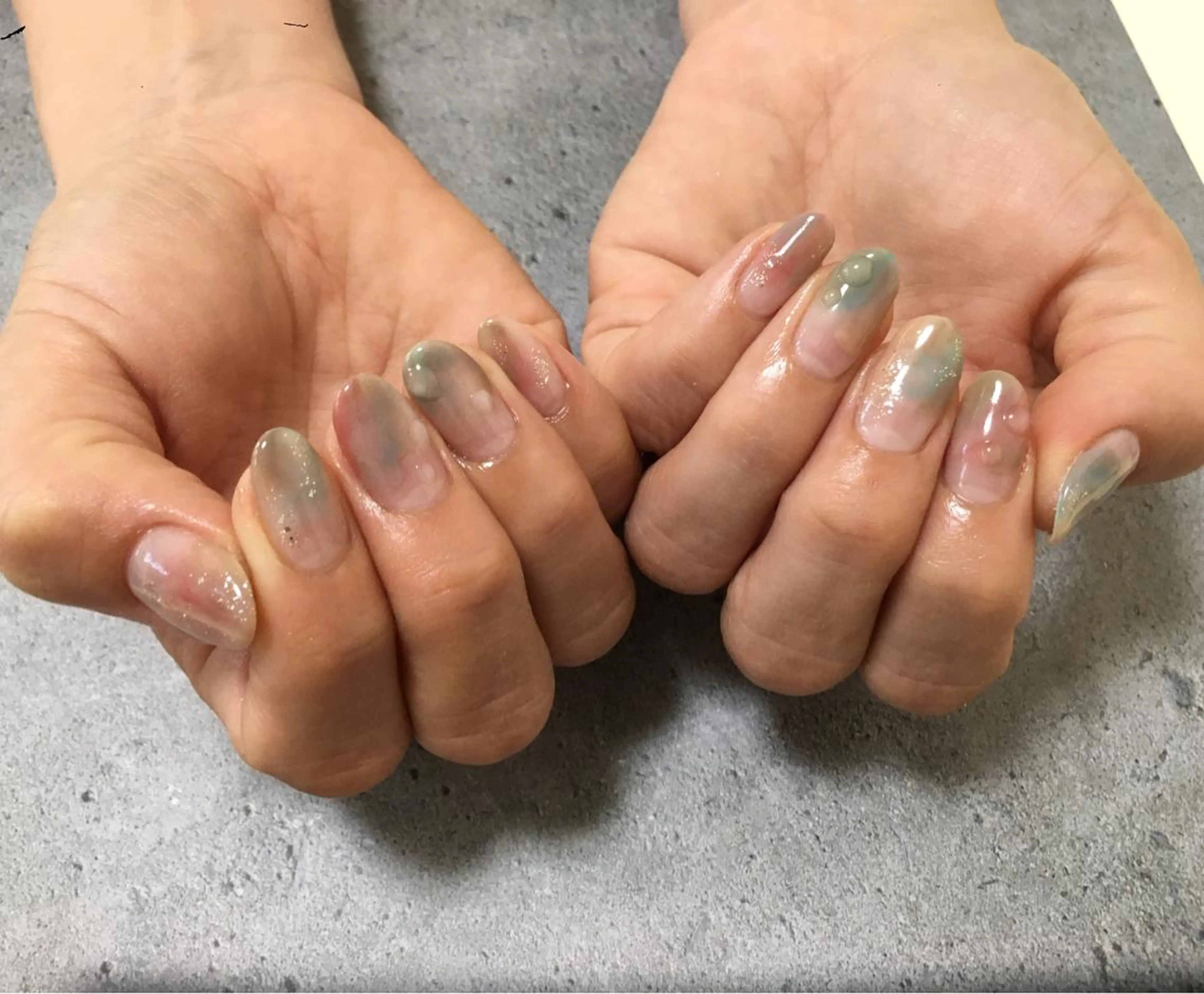 ネイル アートネイル ニュアンスネイル SHINE NAILのネイルデザイン