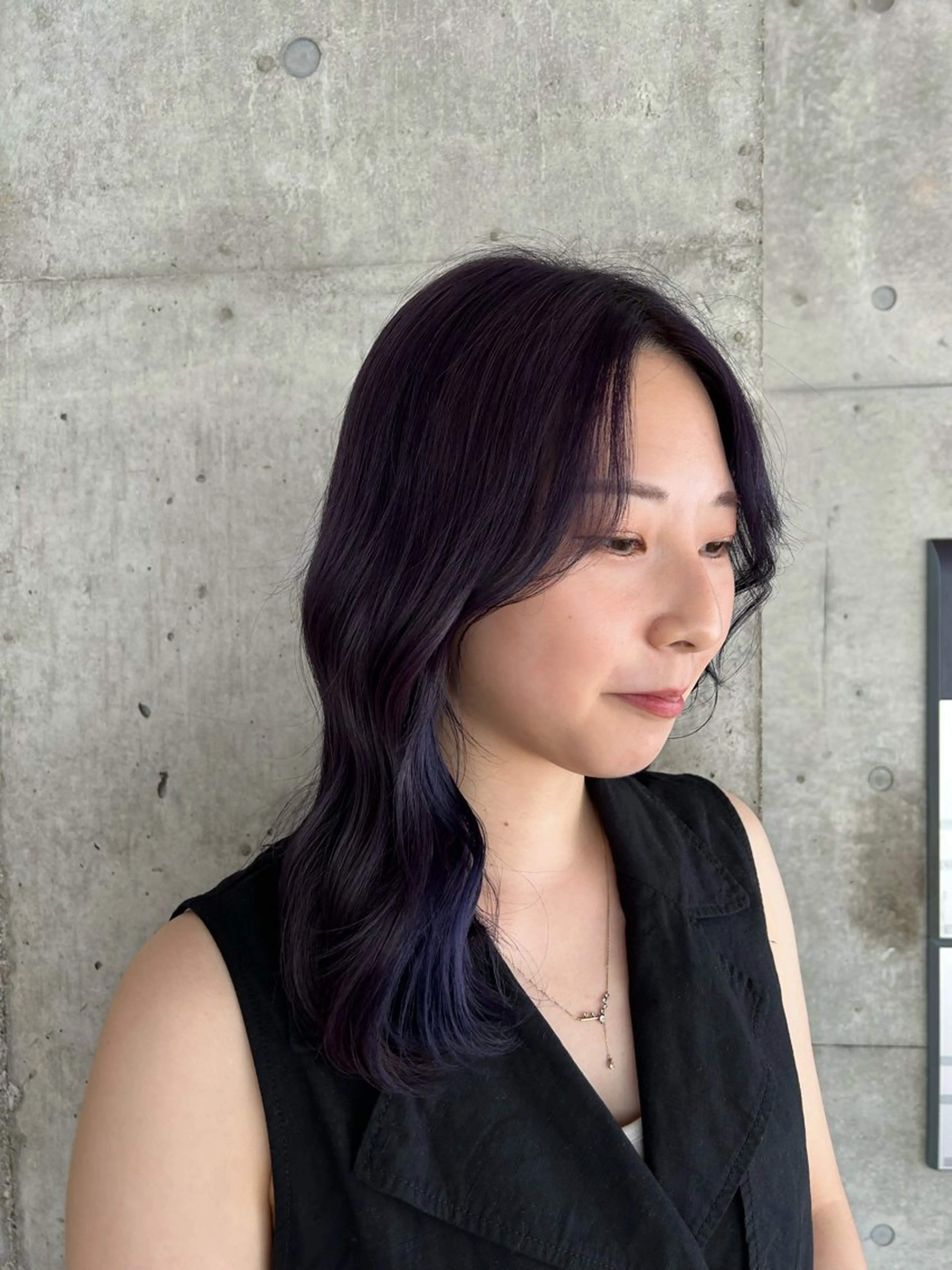 ロング カラー ヘアカラー トリートメント 🎨デザイン🥇 美髪・艶髪　日暮千敬のヘアスタイル