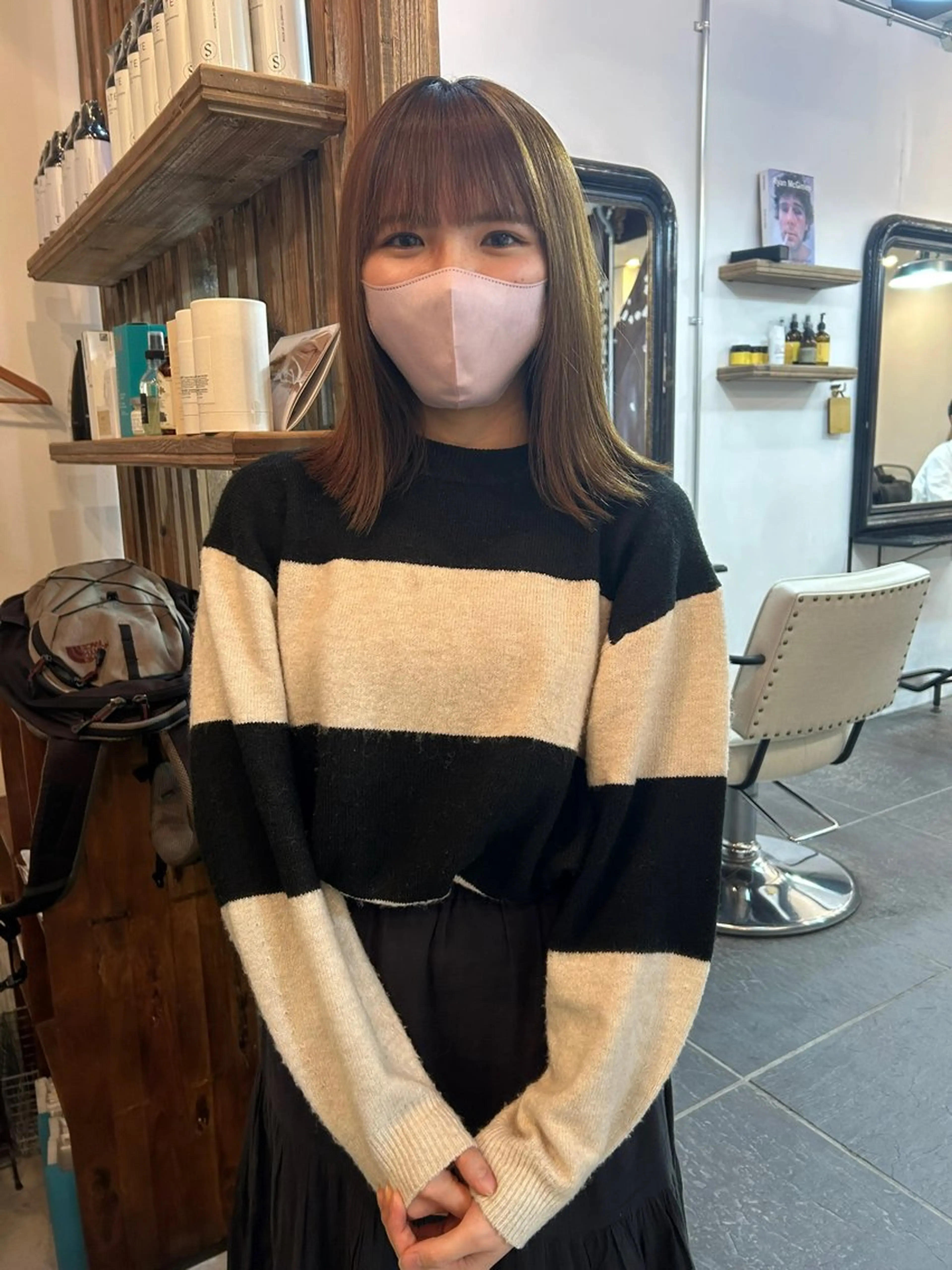 ショート カット 縮毛矯正 トリートメント 鳥海 海のヘアスタイル