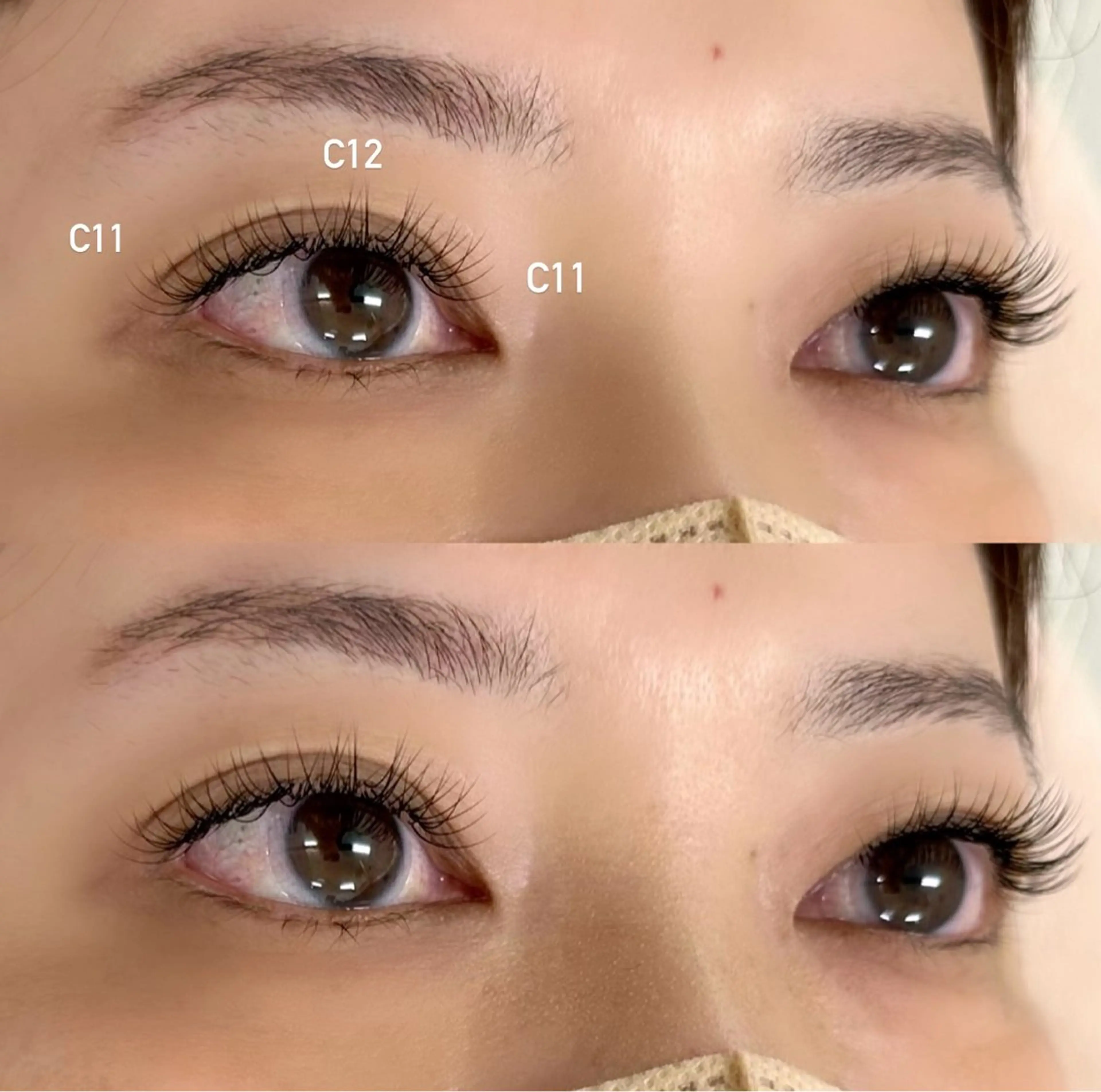 マツエク・マツパ Cカール セーブル CAFUNE 杉村のマツエク・マツパデザイン