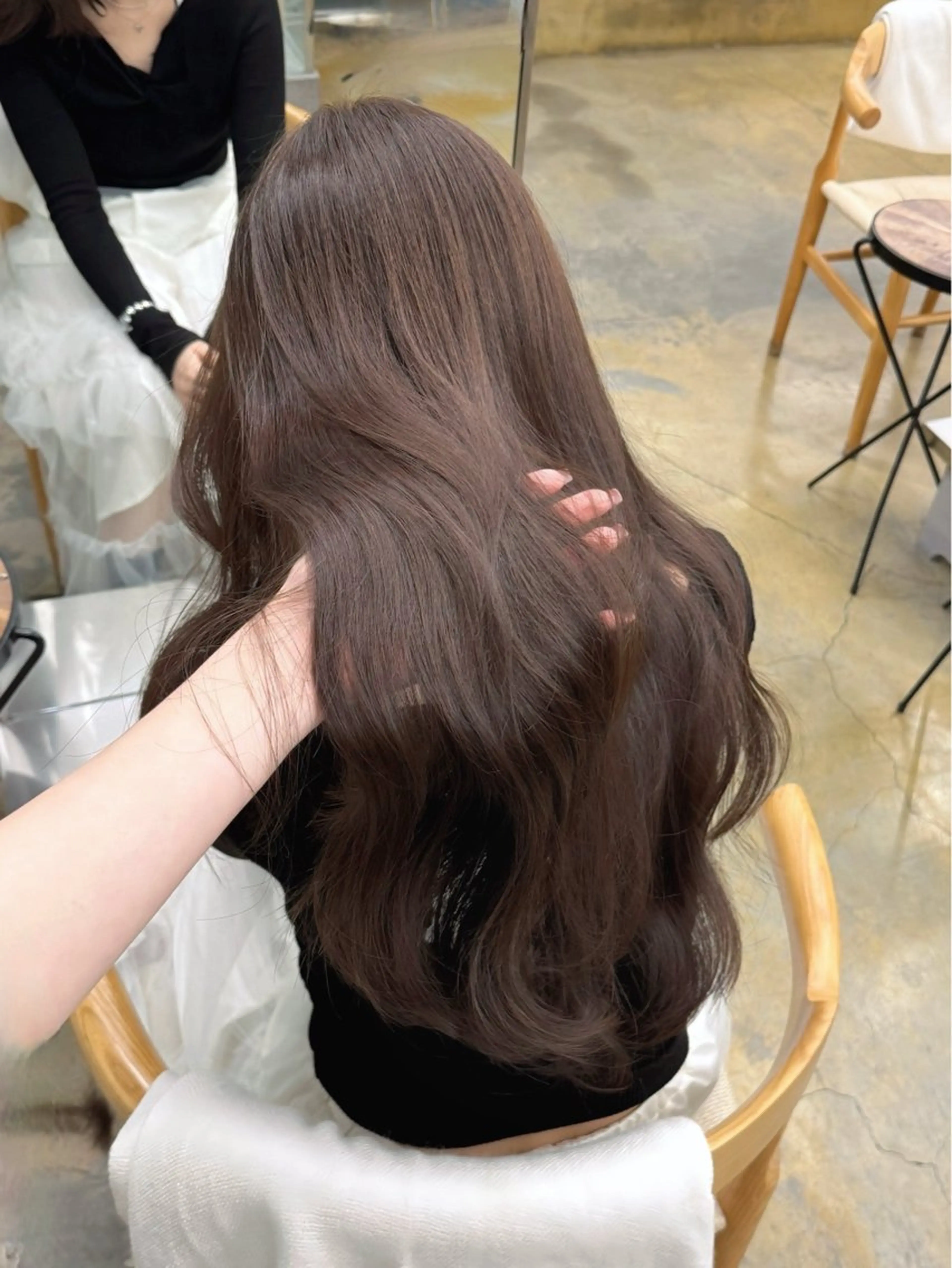カラー ベージュカラー ブラウンカラー ブラウンベージュ 透明感カラー カット ヘアカラー トリートメント Dijon渋谷所属・珠貴/透明感カラー /韓国ヘアのヘアスタイル